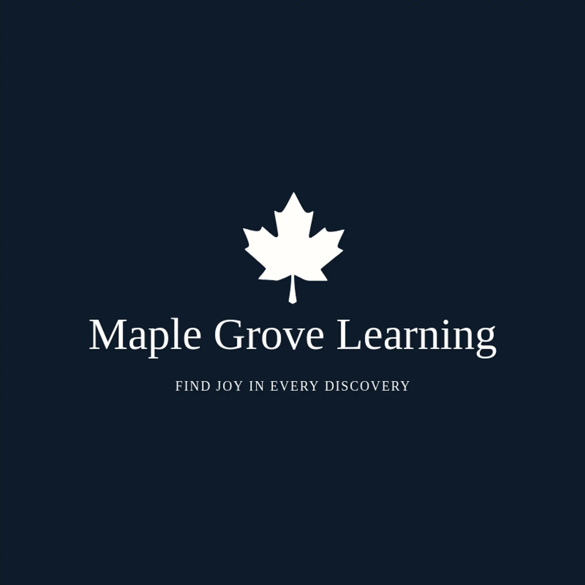 Maple Grove Learning logo for special education