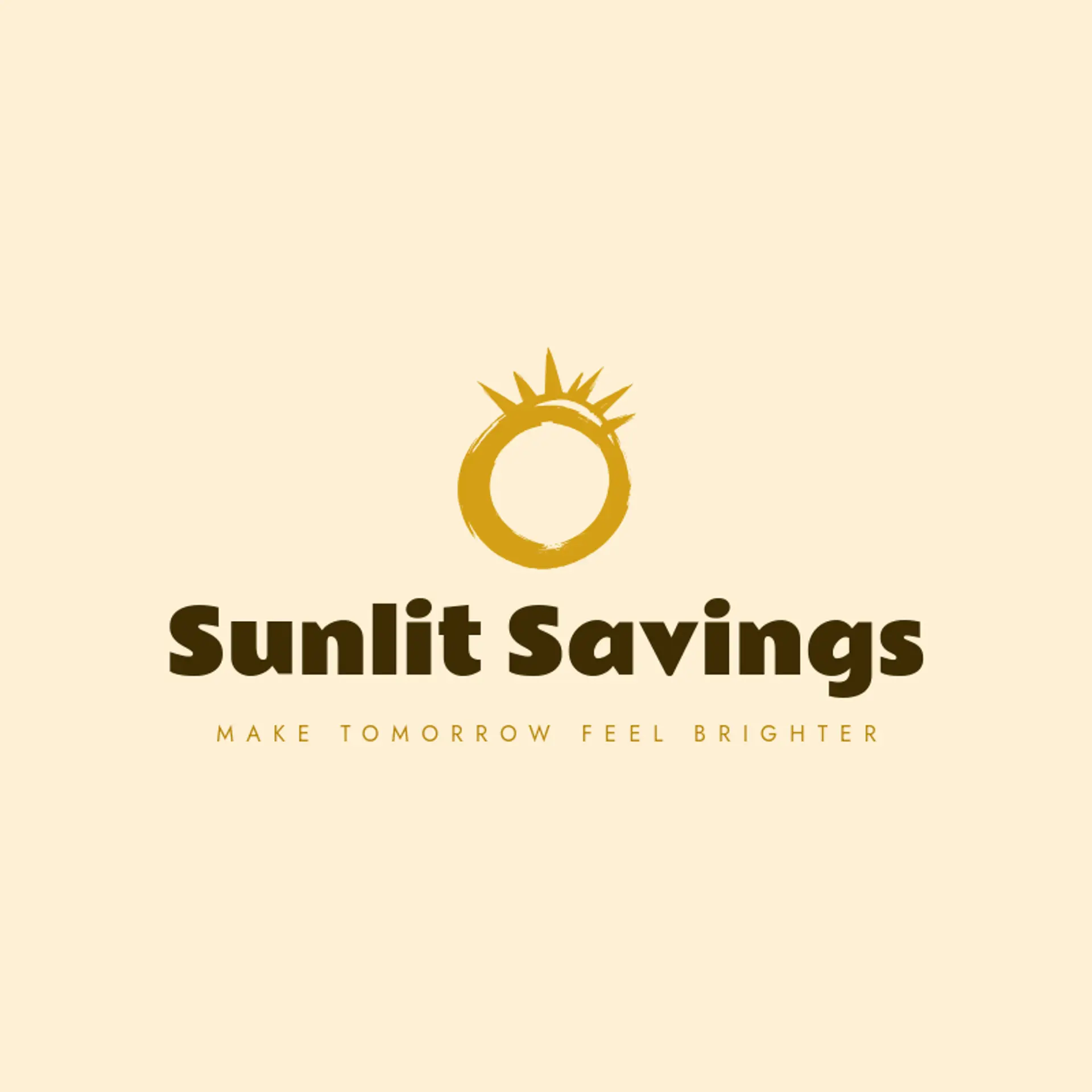 Sunlit Savings logo for money