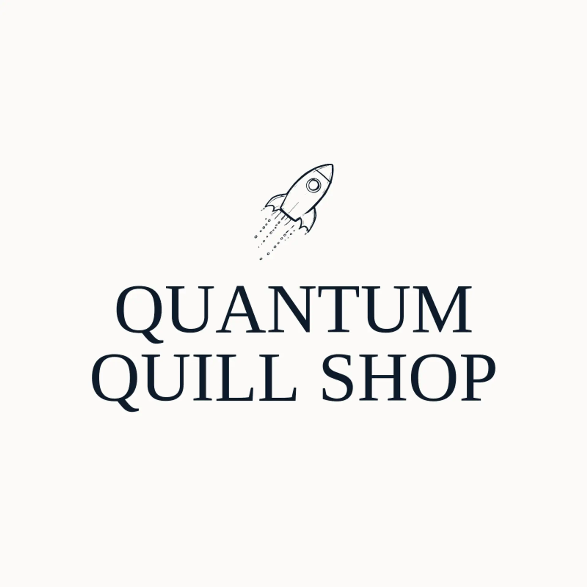 Quantum Quill Shop logo for nerd