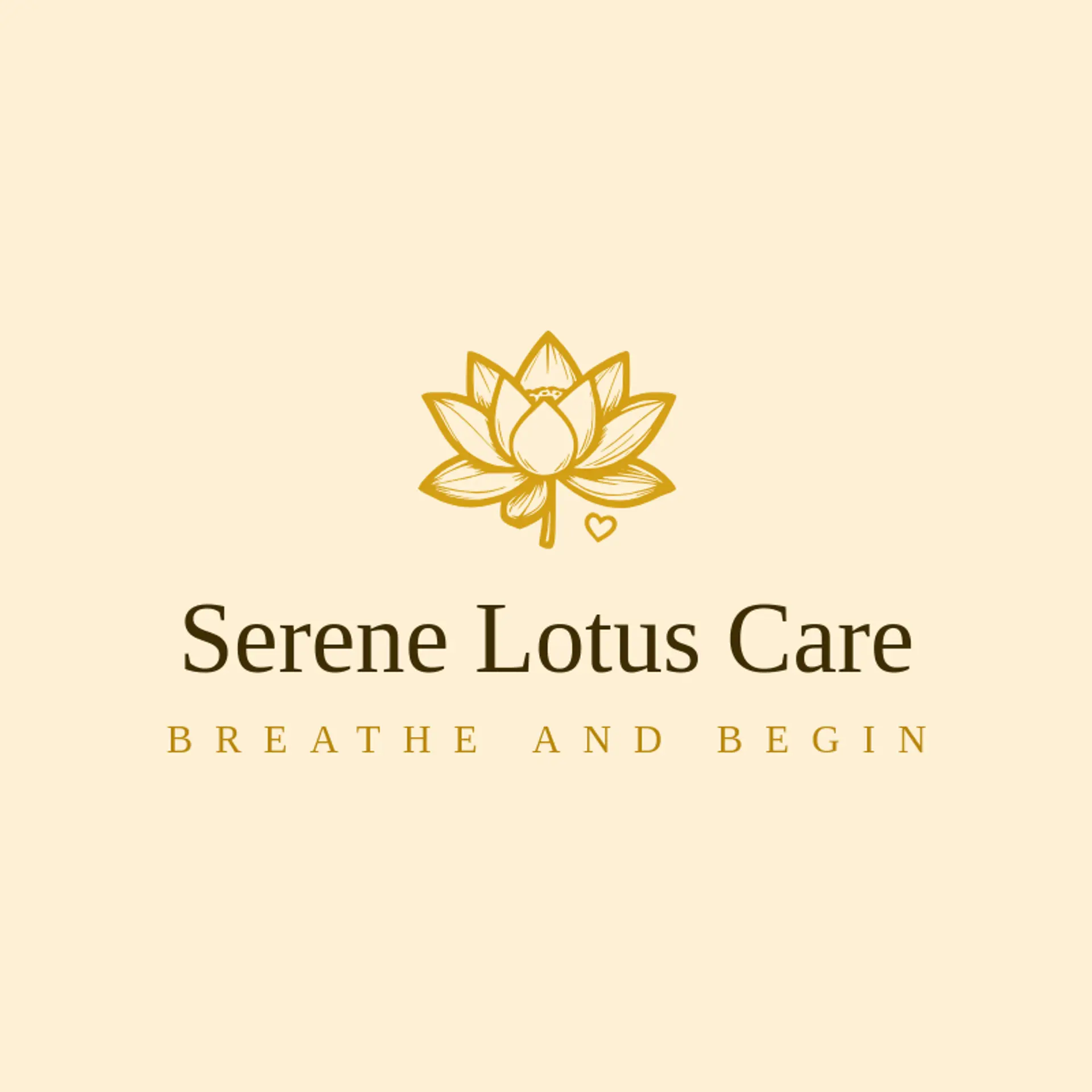 Serene Lotus Care logo for therapy