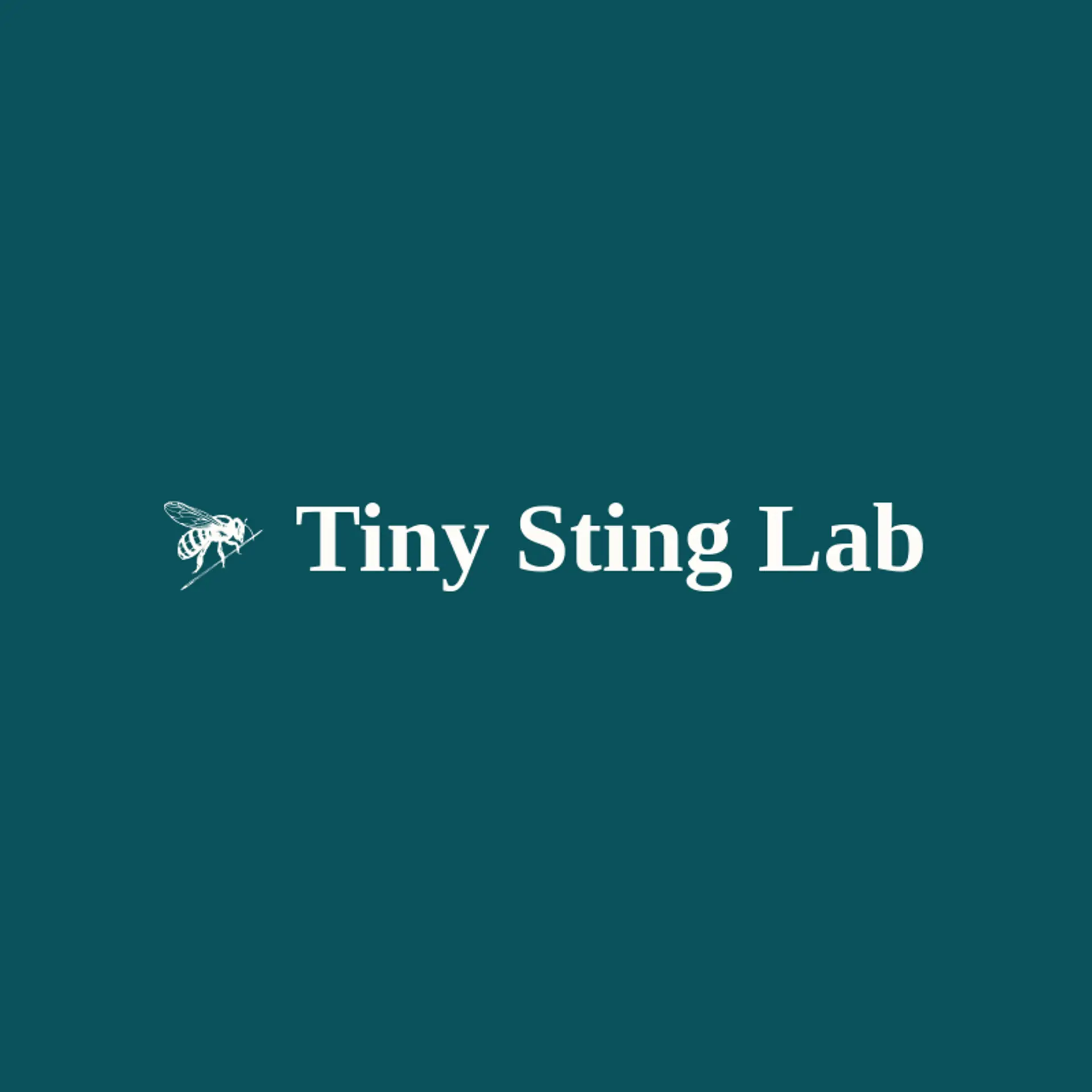 Tiny Sting Lab logo for sting