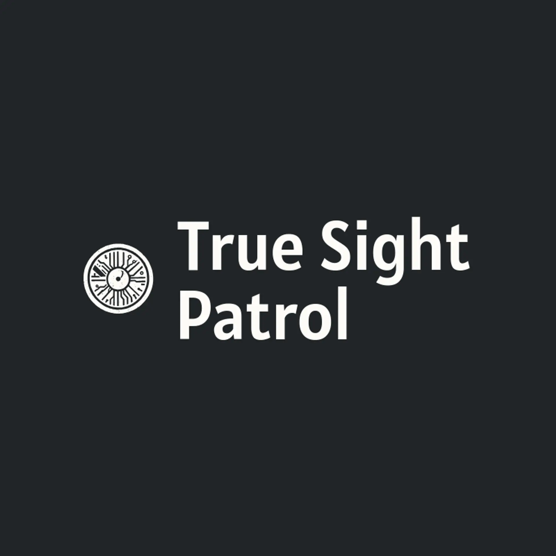 True Sight Patrol logo for cctv