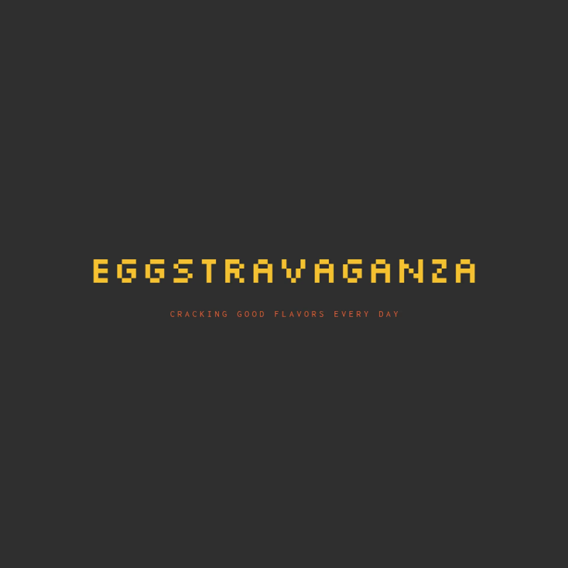 Eggstravaganza logo for chicken restaurant