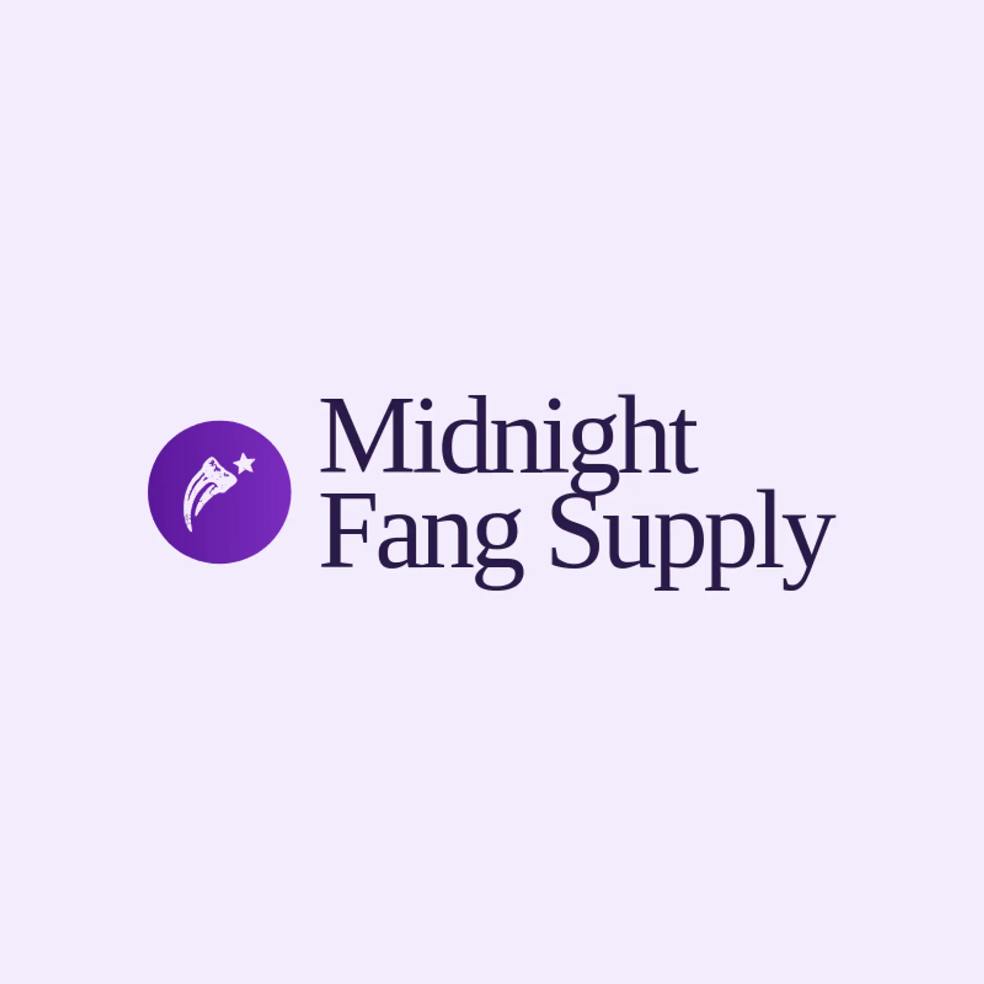 Midnight Fang Supply logo for venom
