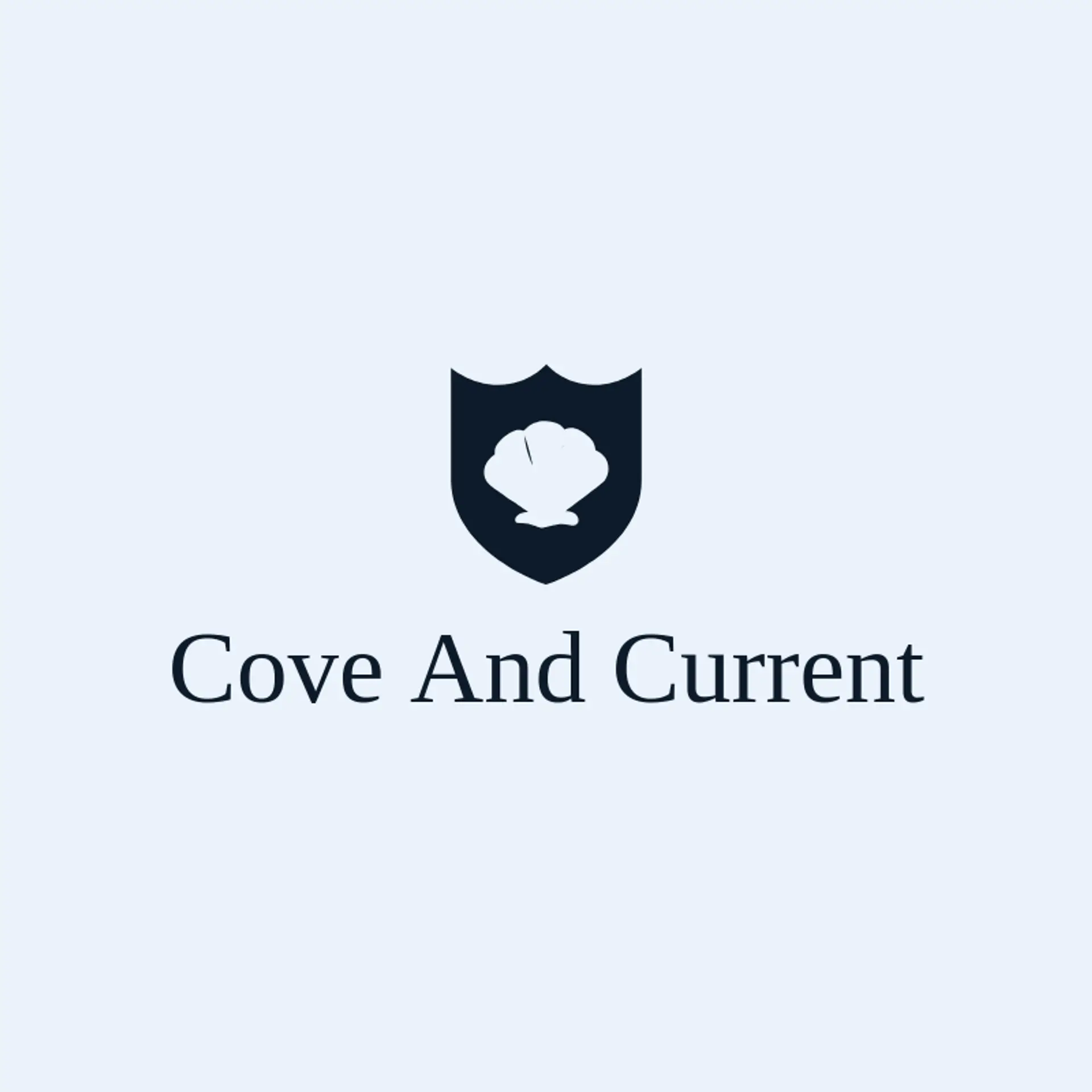 Cove and Current logo for shell