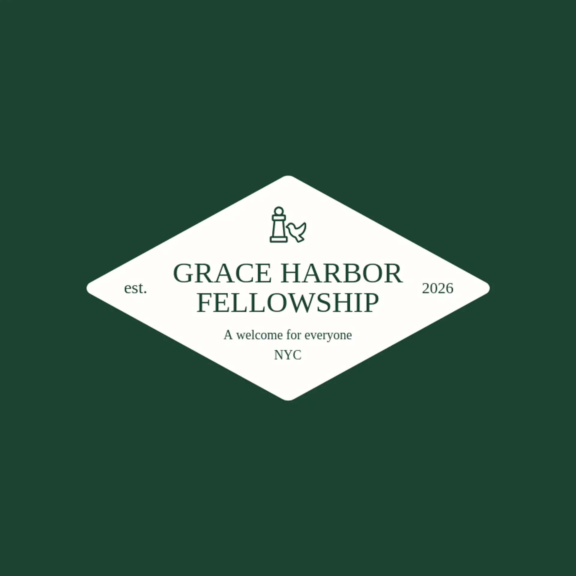 Grace Harbor Fellowship logo for faith