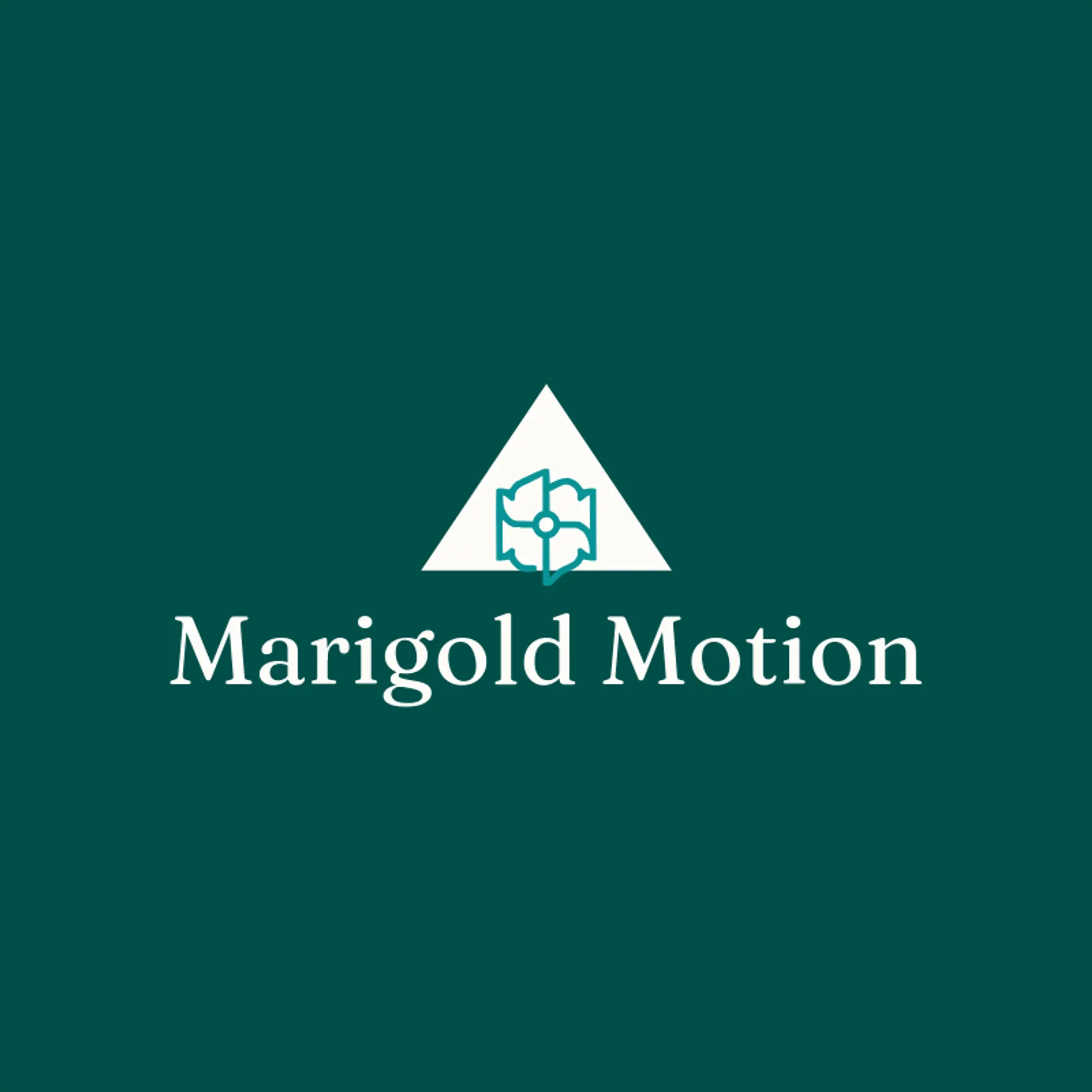 Marigold Motion logo for pinwheel