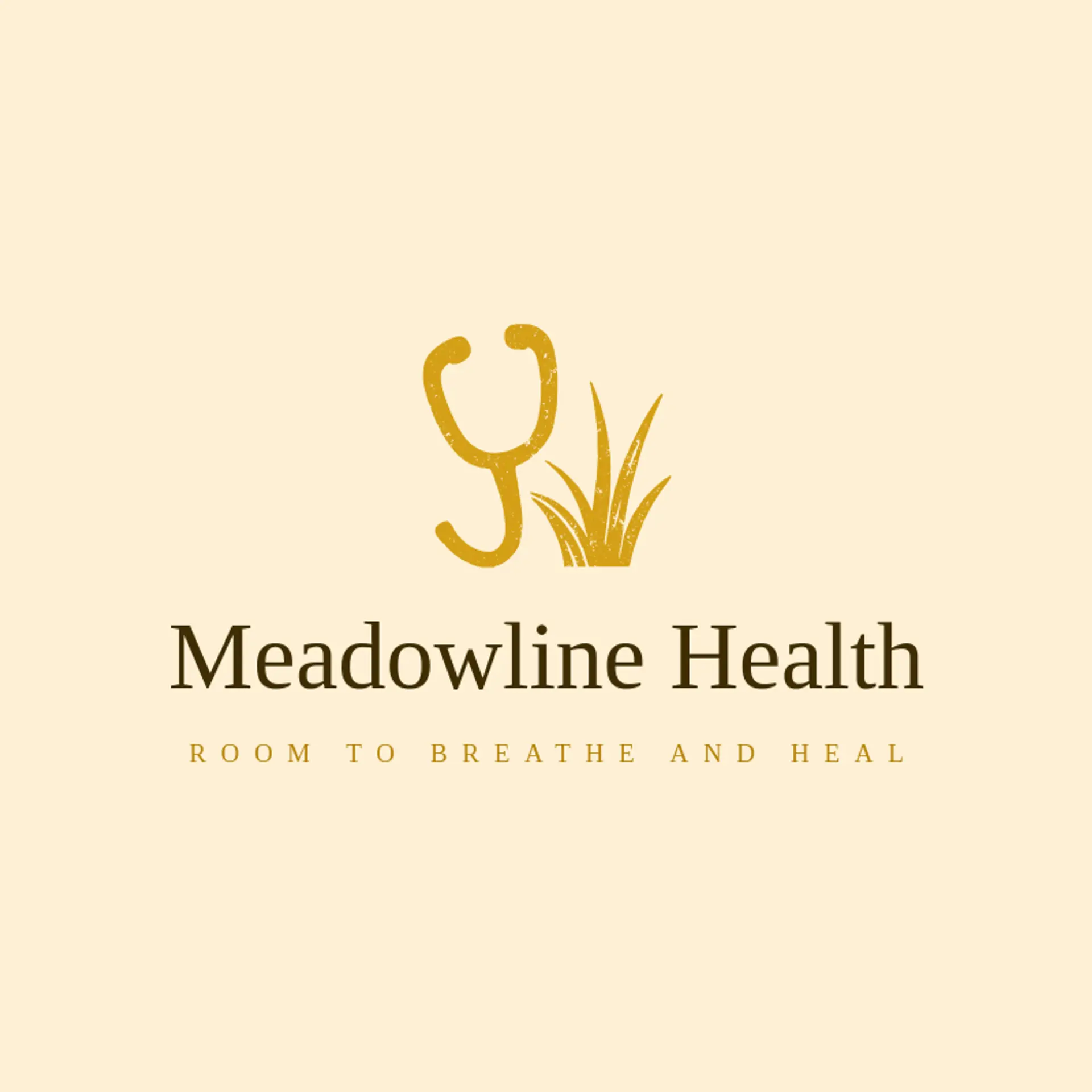 Meadowline Health logo for stethoscope
