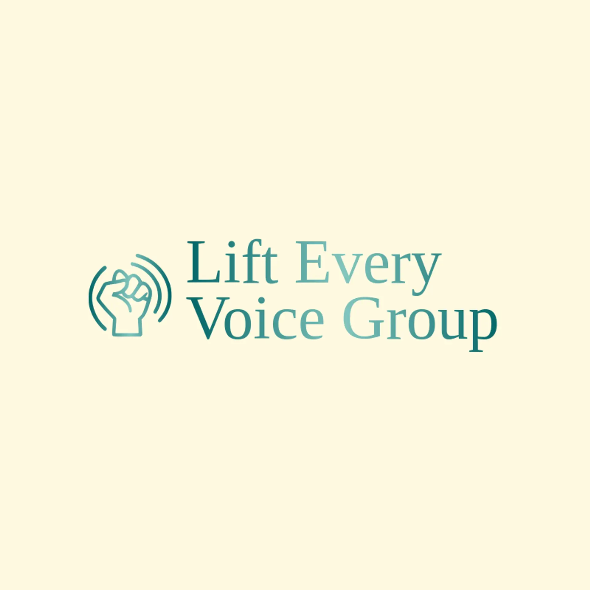 Lift Every Voice Group logo for empowerment