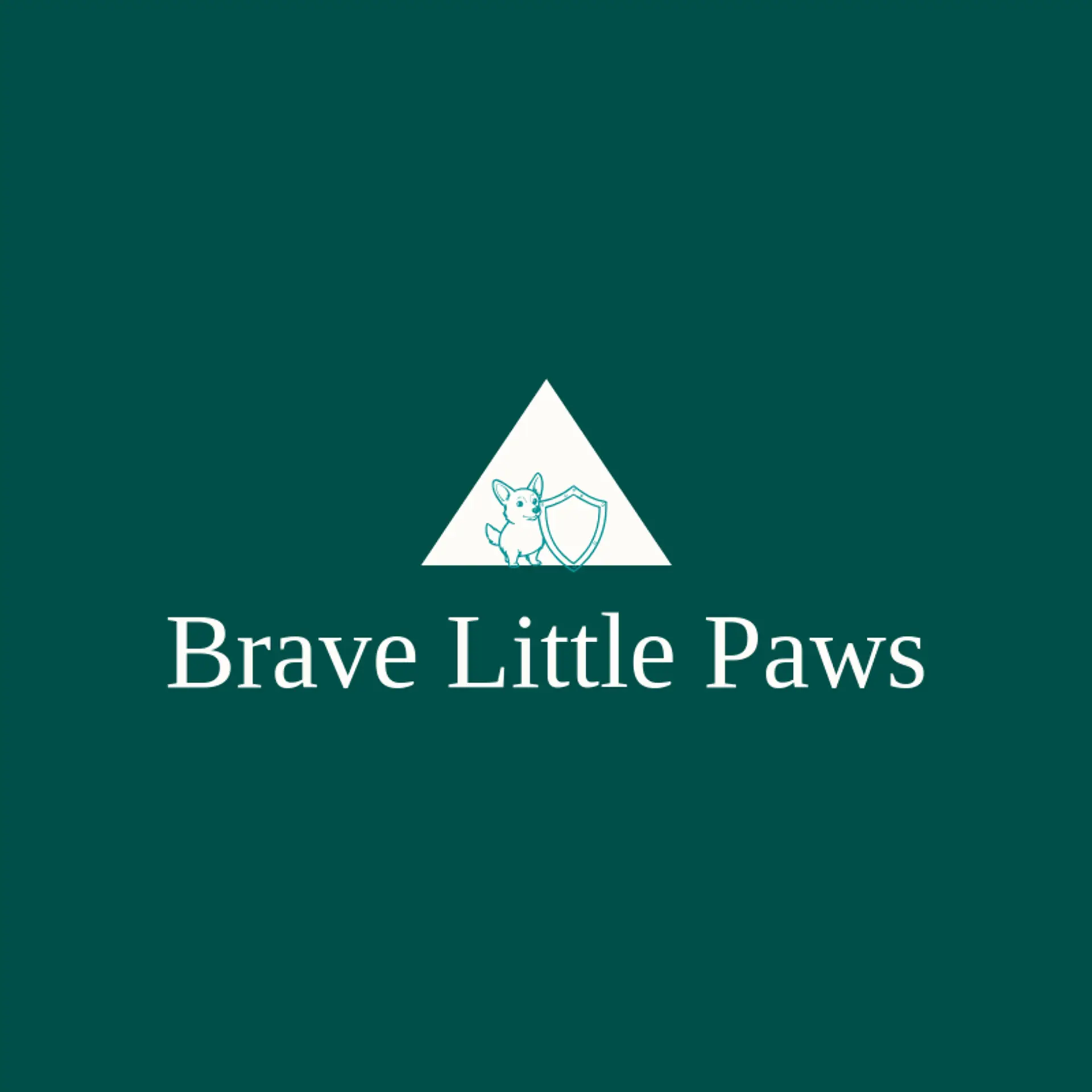 Brave Little Paws logo for corgi