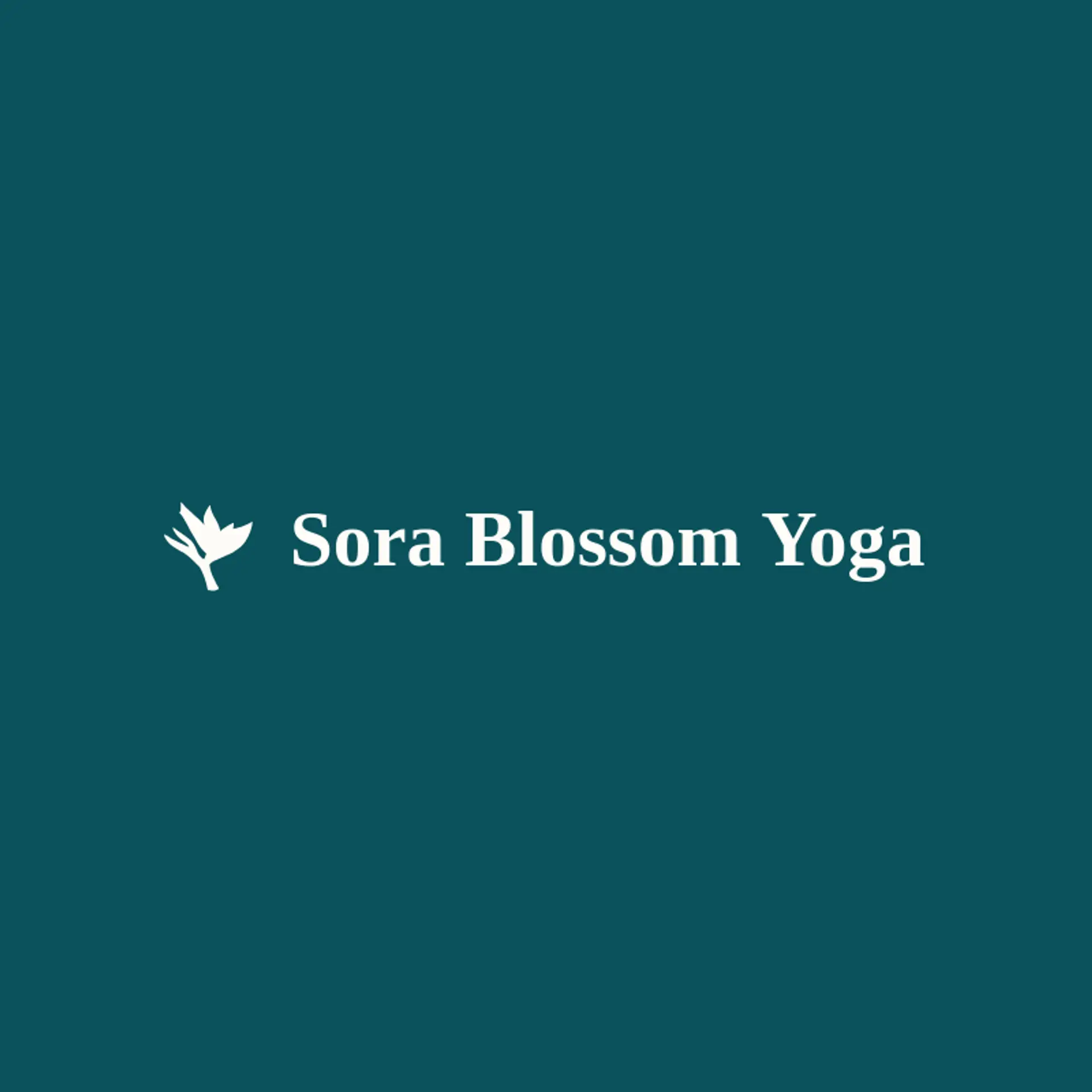 Sora Blossom Yoga logo for sakura