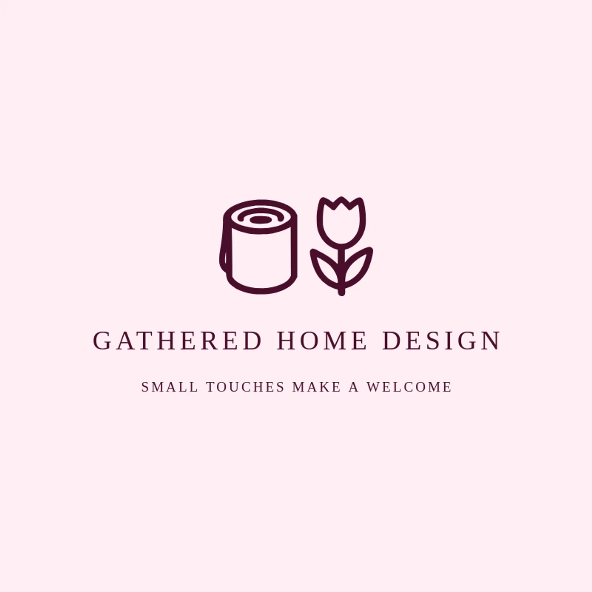 Gathered Home Design logo for home staging