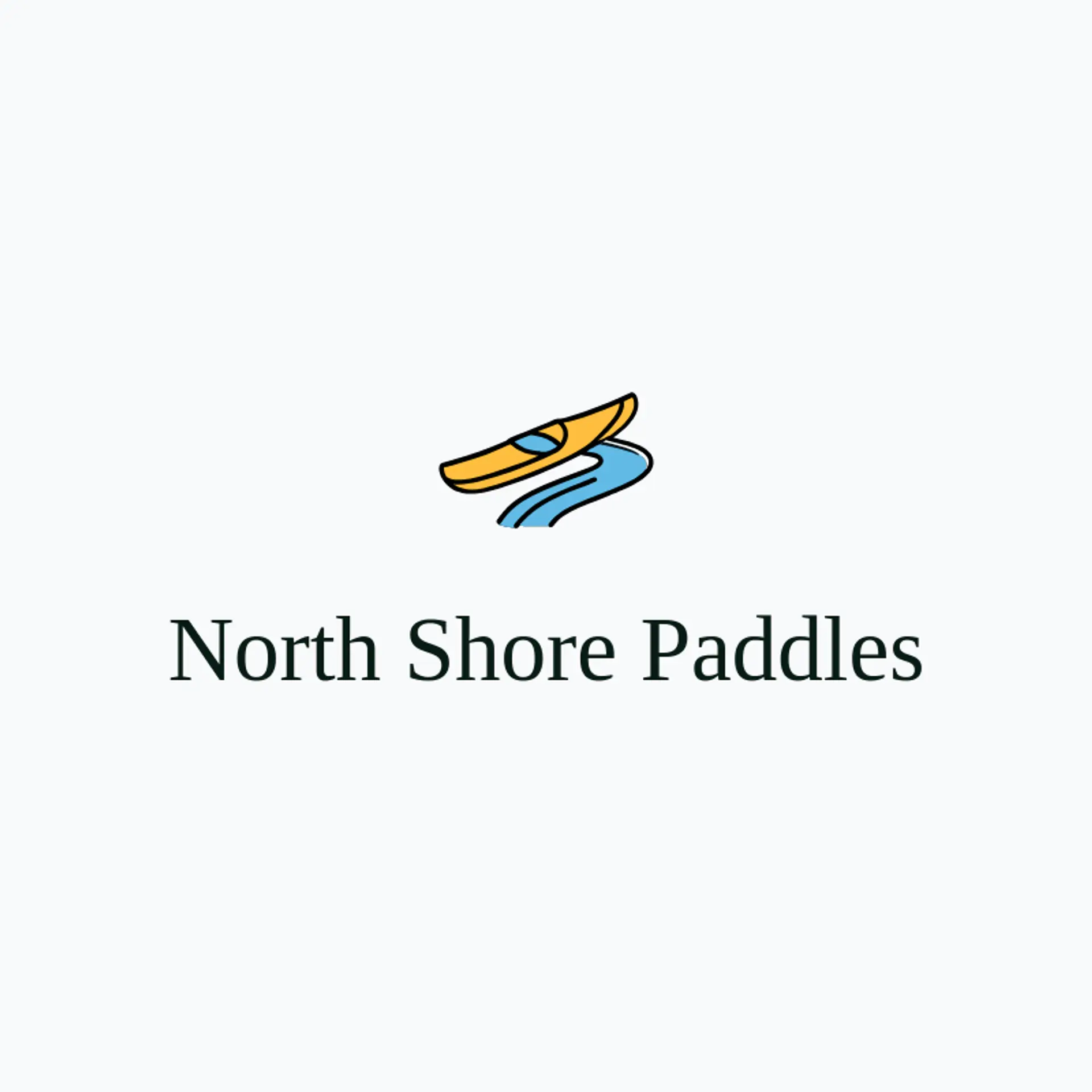 North Shore Paddles logo for kayak