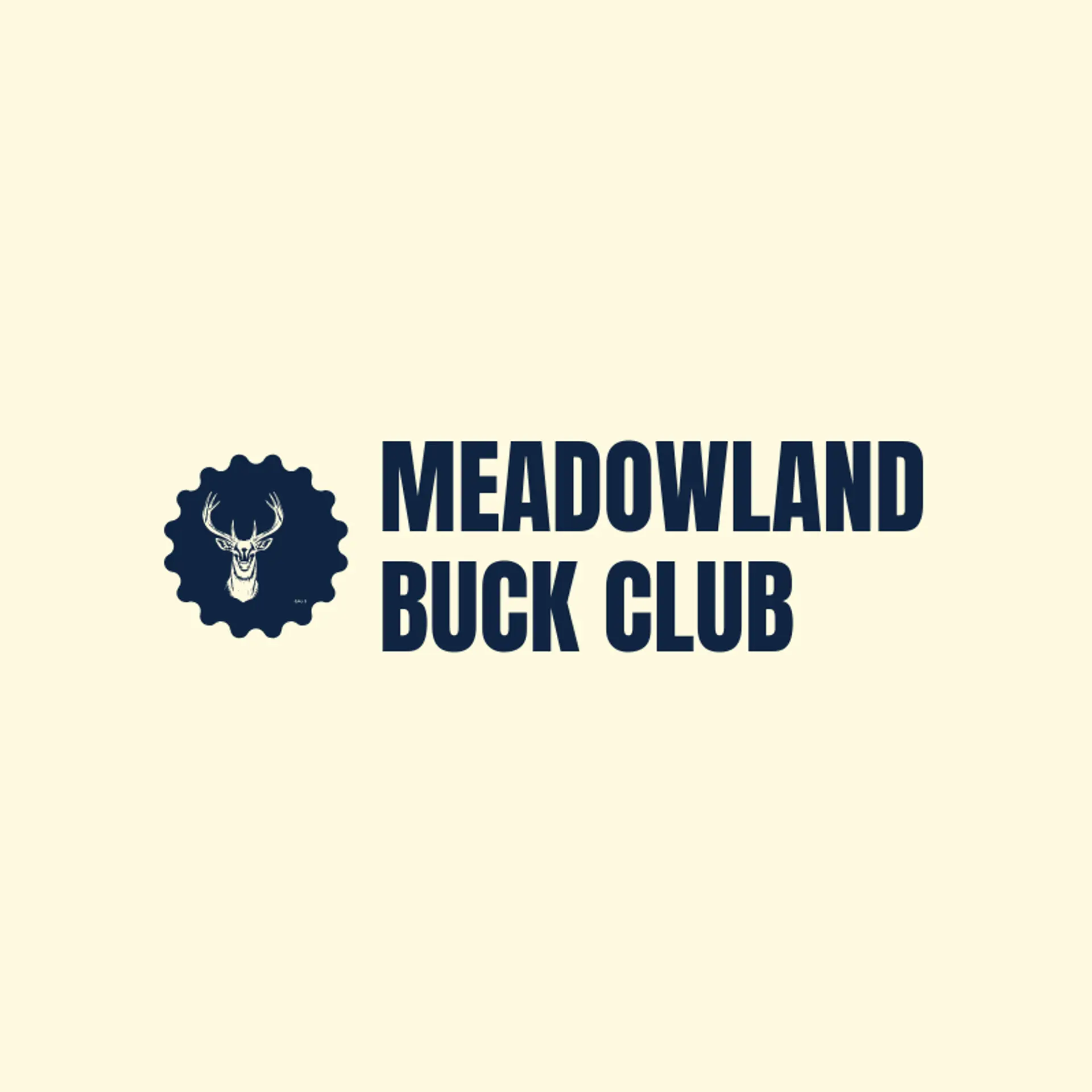 Meadowland Buck Club logo for buck