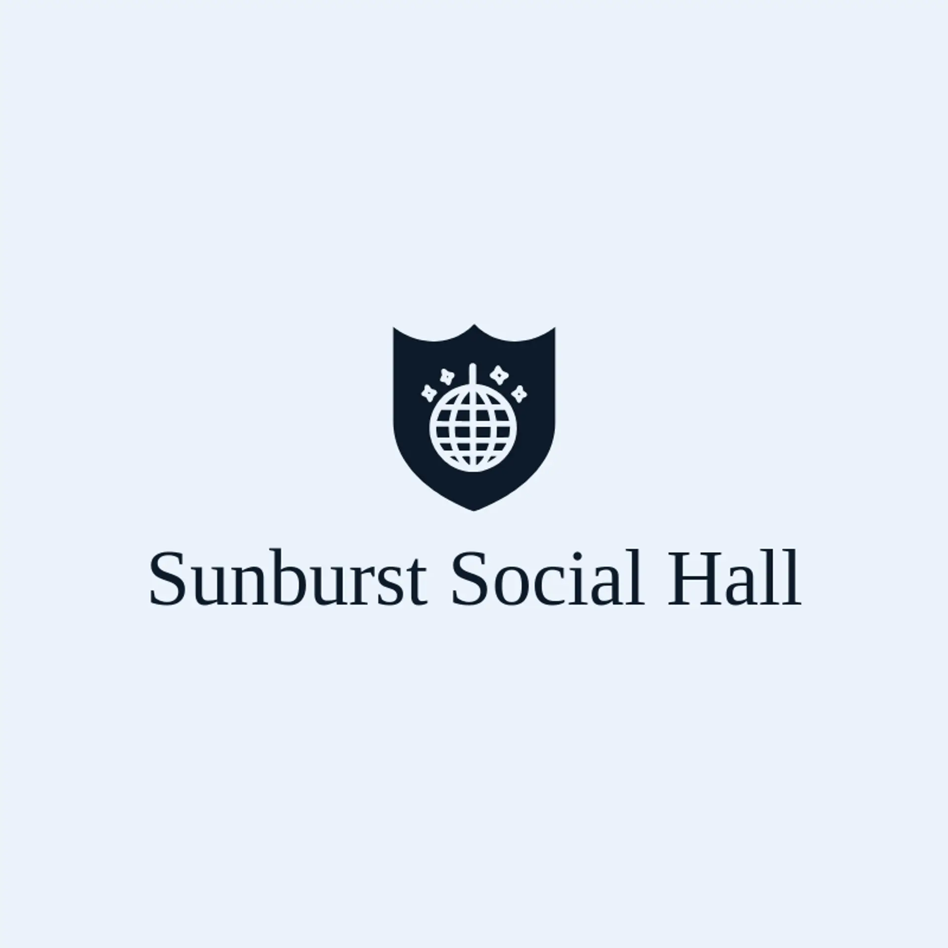 Sunburst Social Hall logo for disco