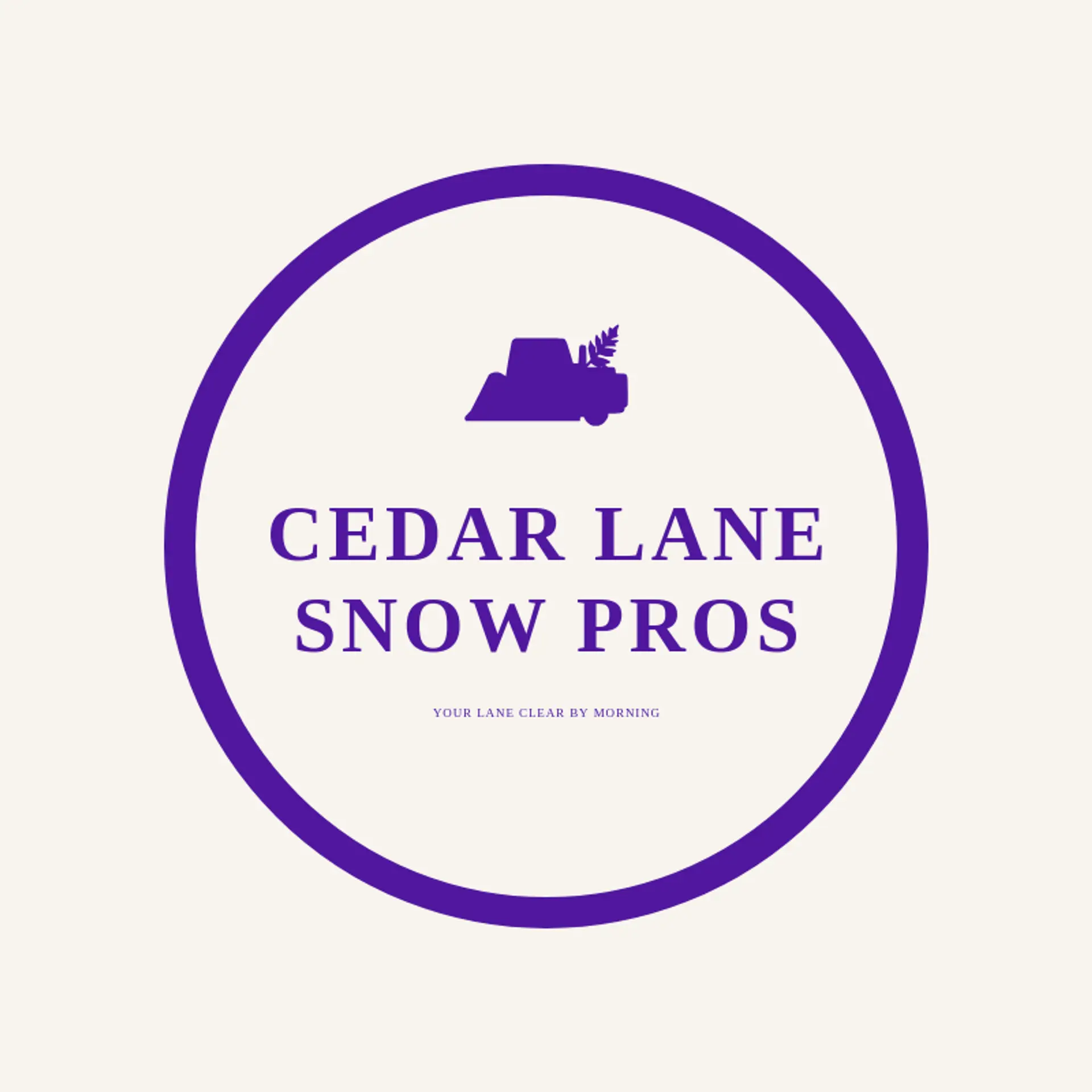 Cedar Lane Snow Pros logo for snow removal