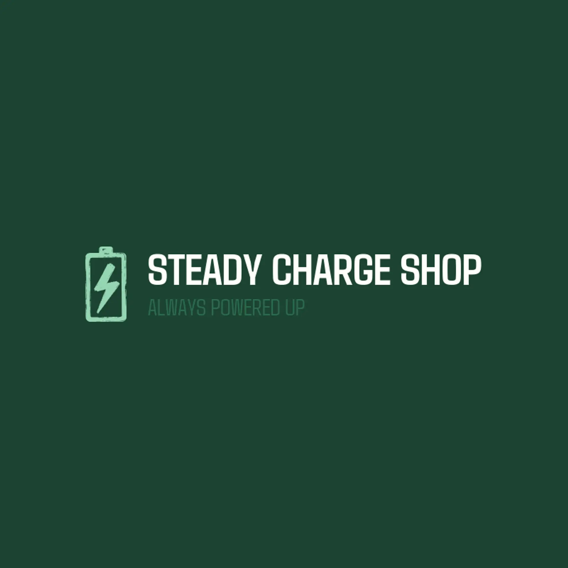Steady Charge Shop logo for cell phone