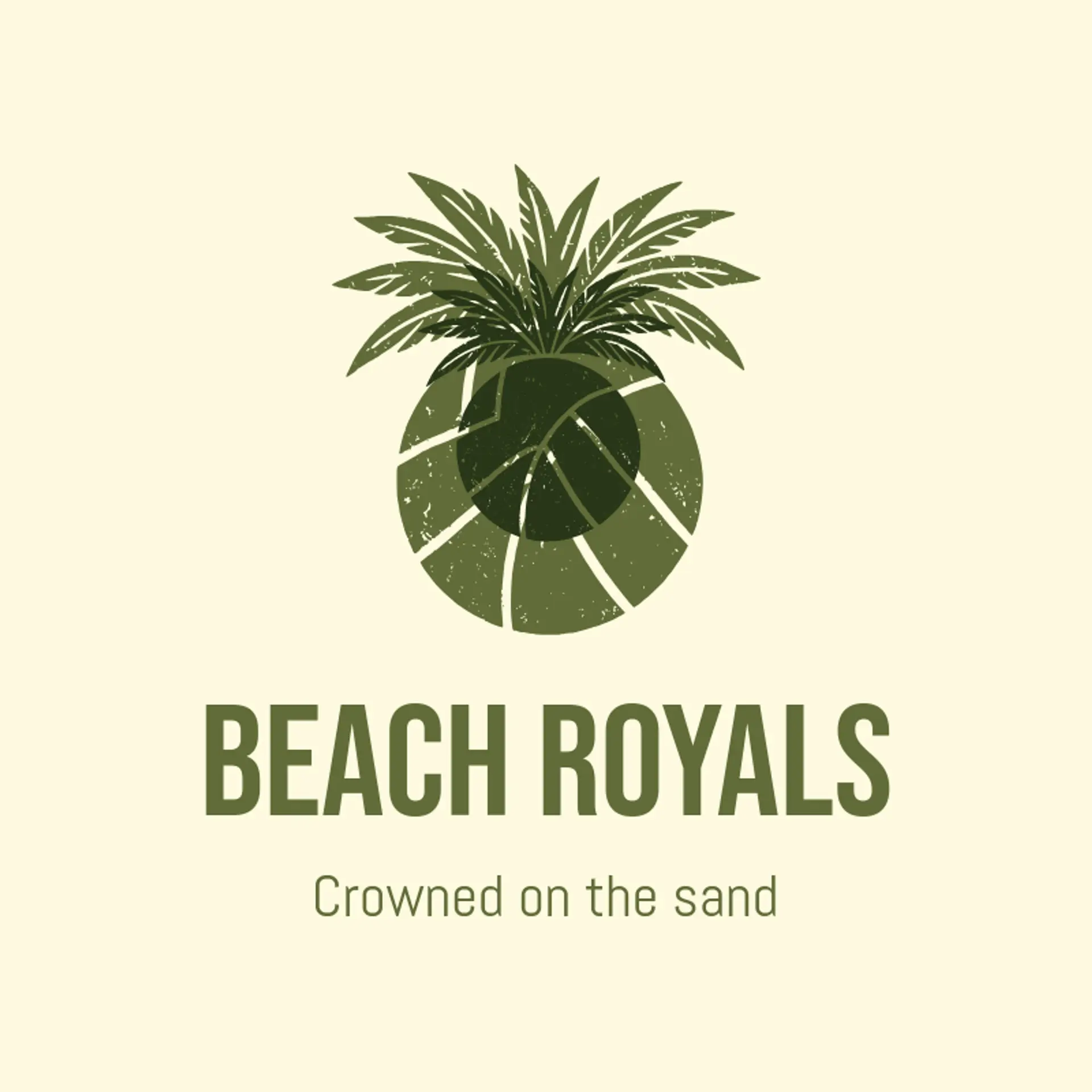 Beach Royals logo for volleyball