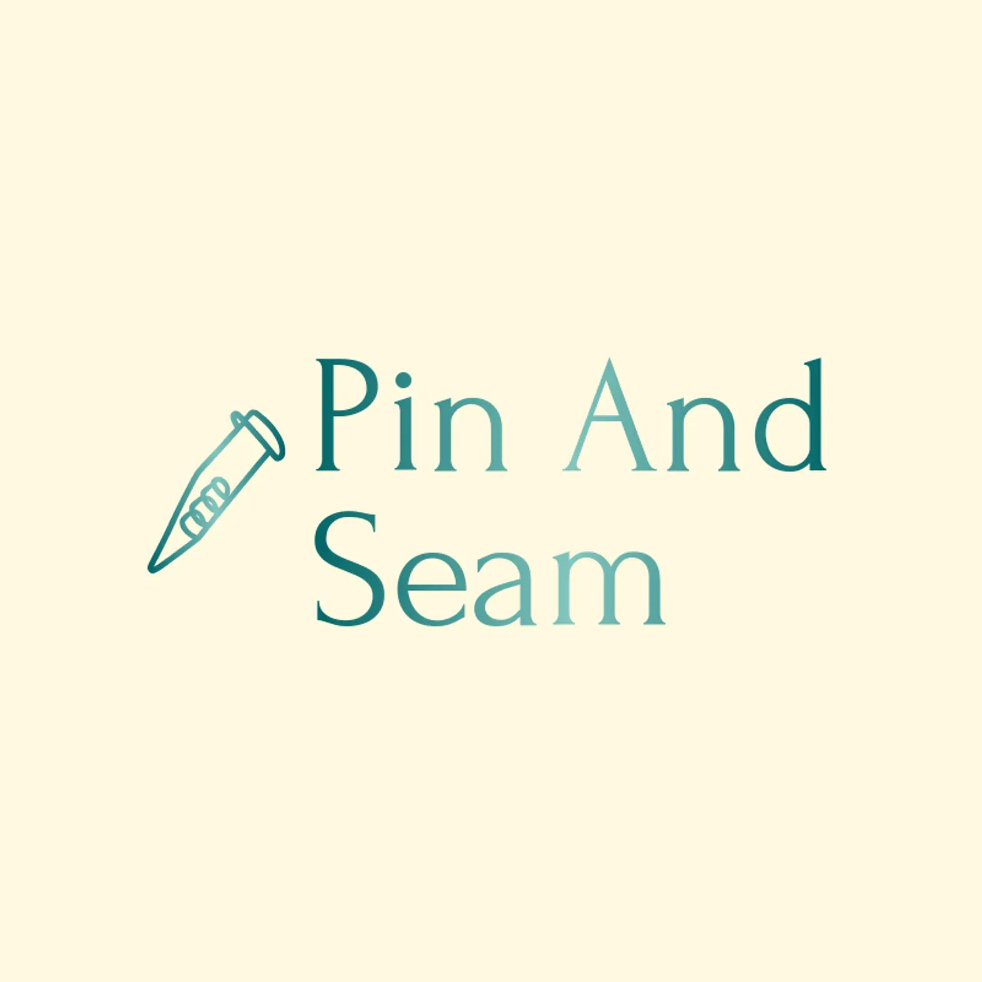 Pin And Seam logo for tailor