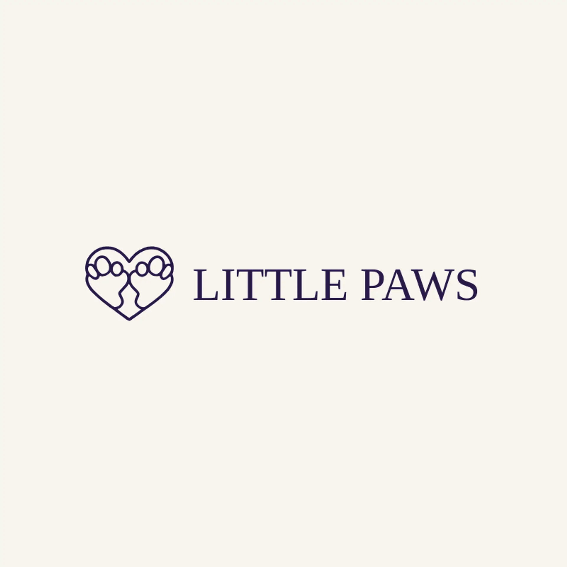 Little Paws logo for animal shelter