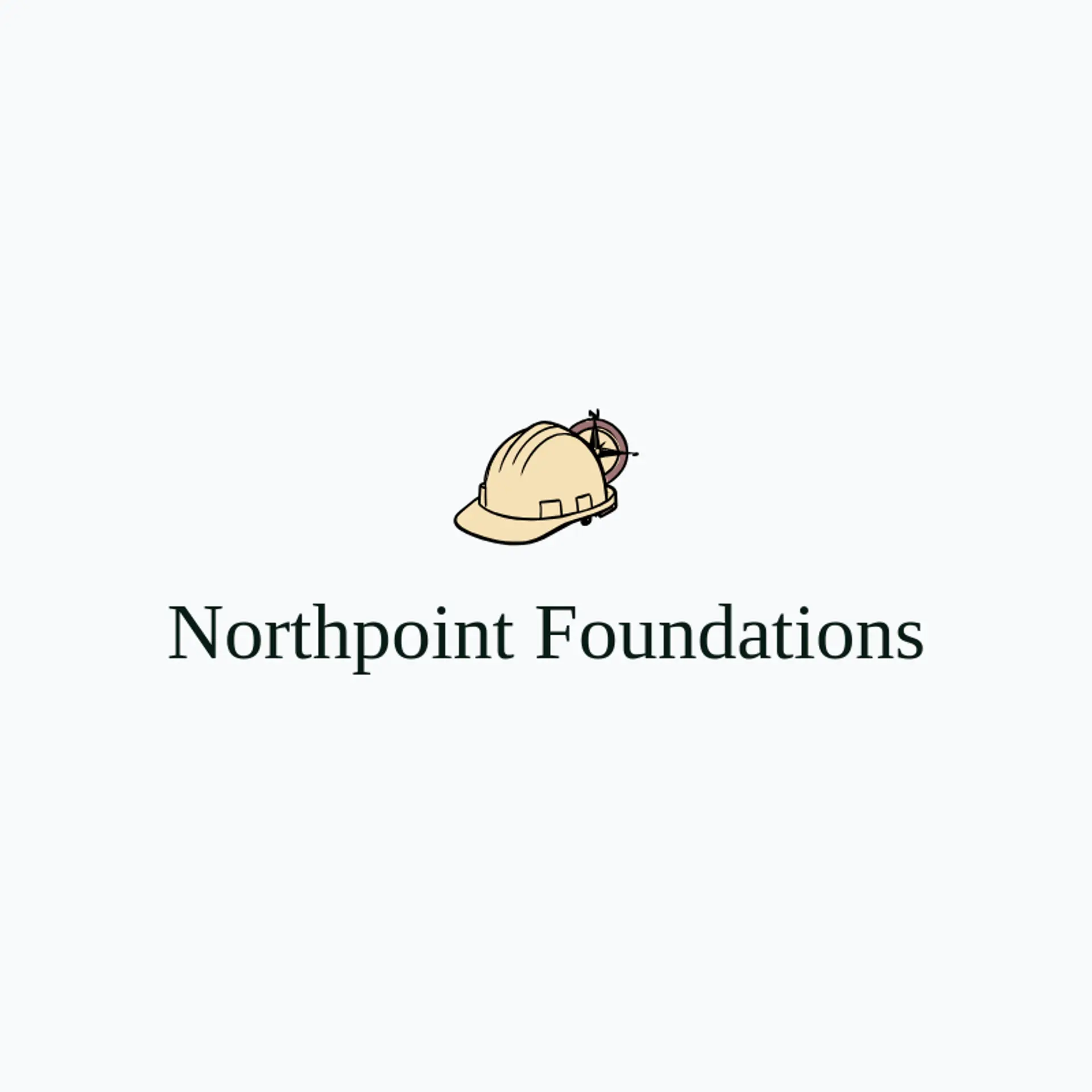 Northpoint Foundations logo for hard hat