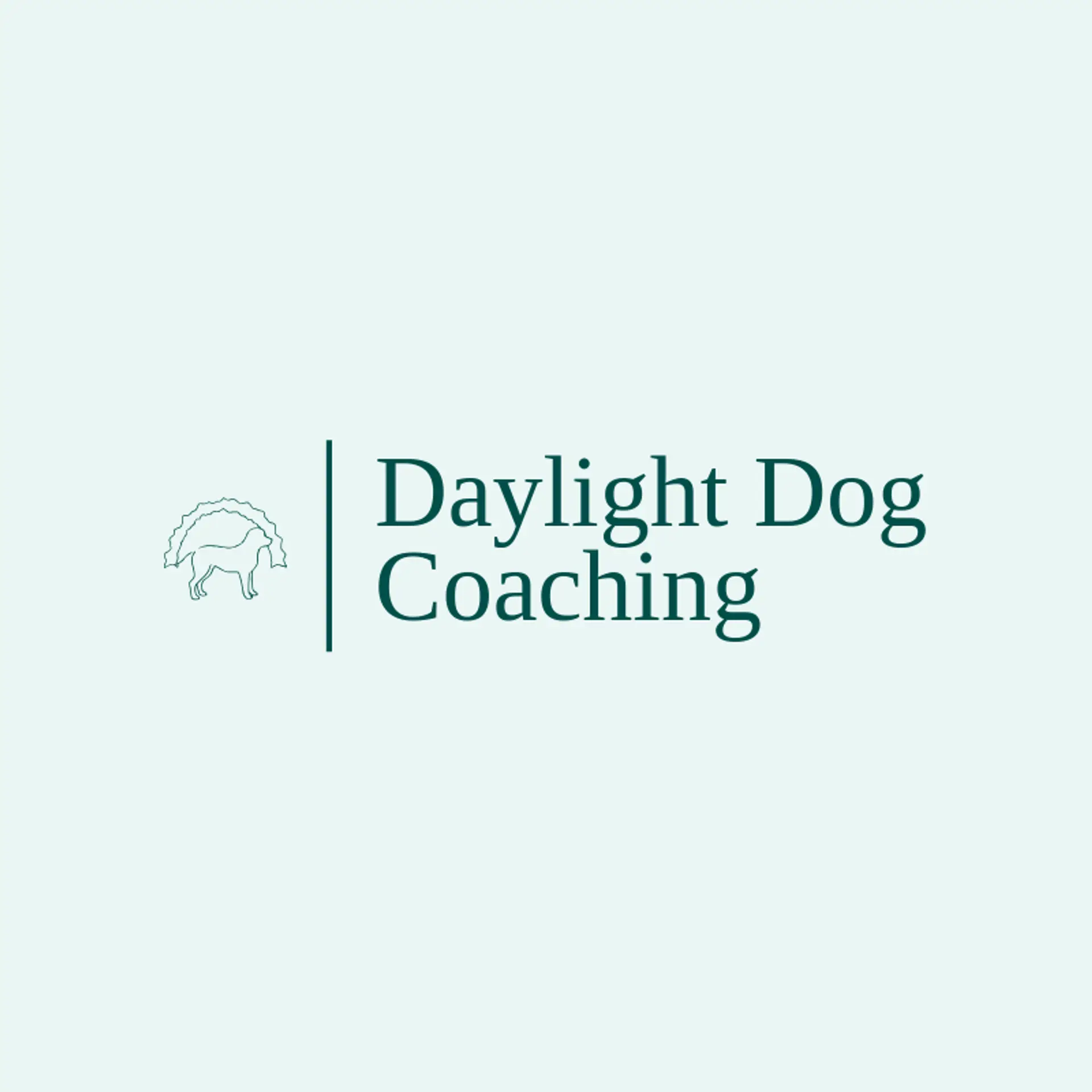 Daylight Dog Coaching logo for dog training
