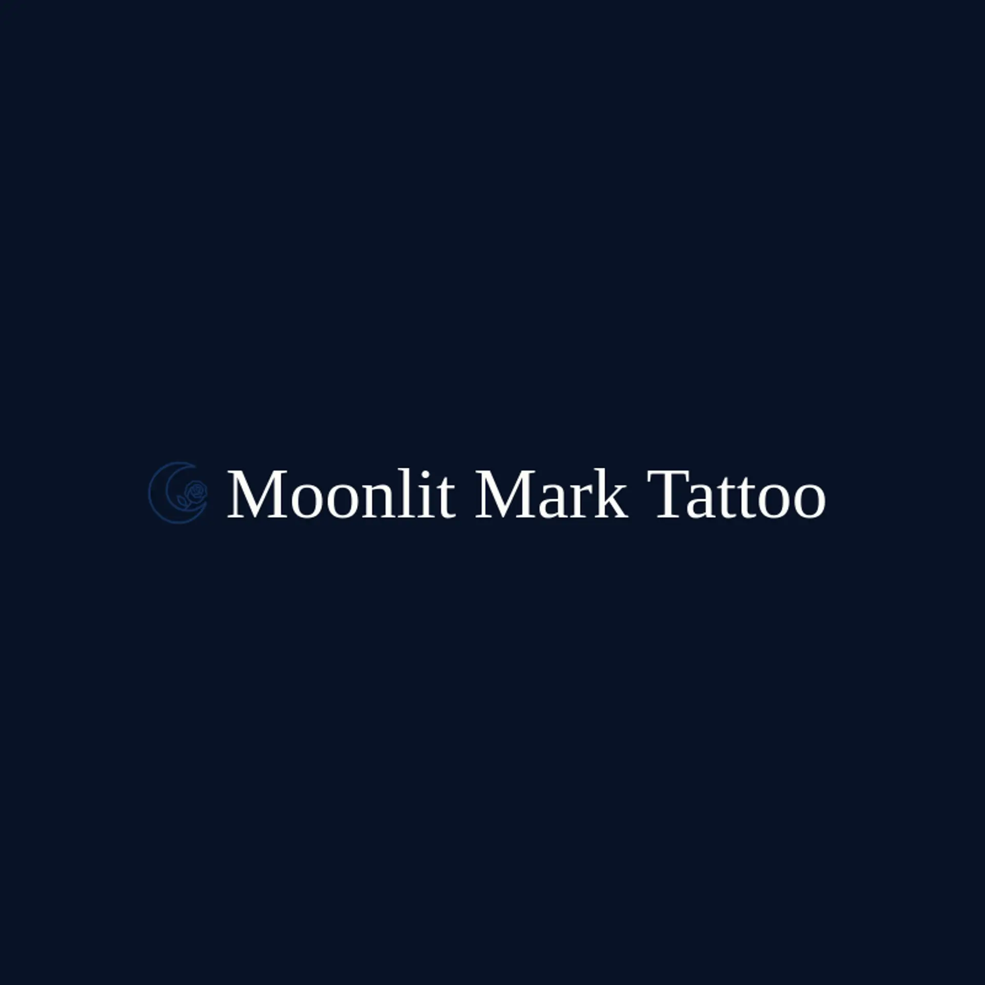 Moonlit Mark Tattoo logo for tattoo shop