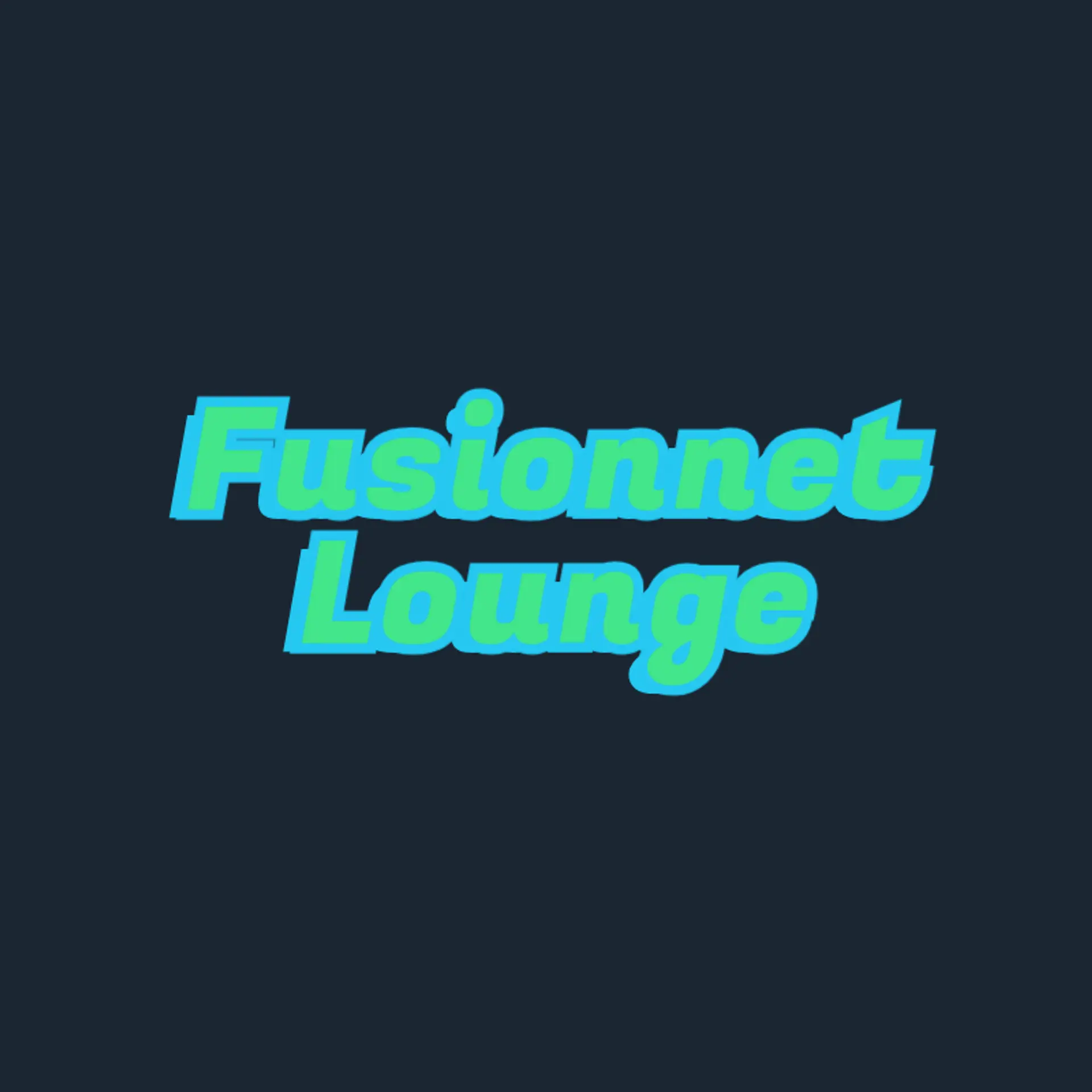 FusionNet Lounge logo for internet cafe