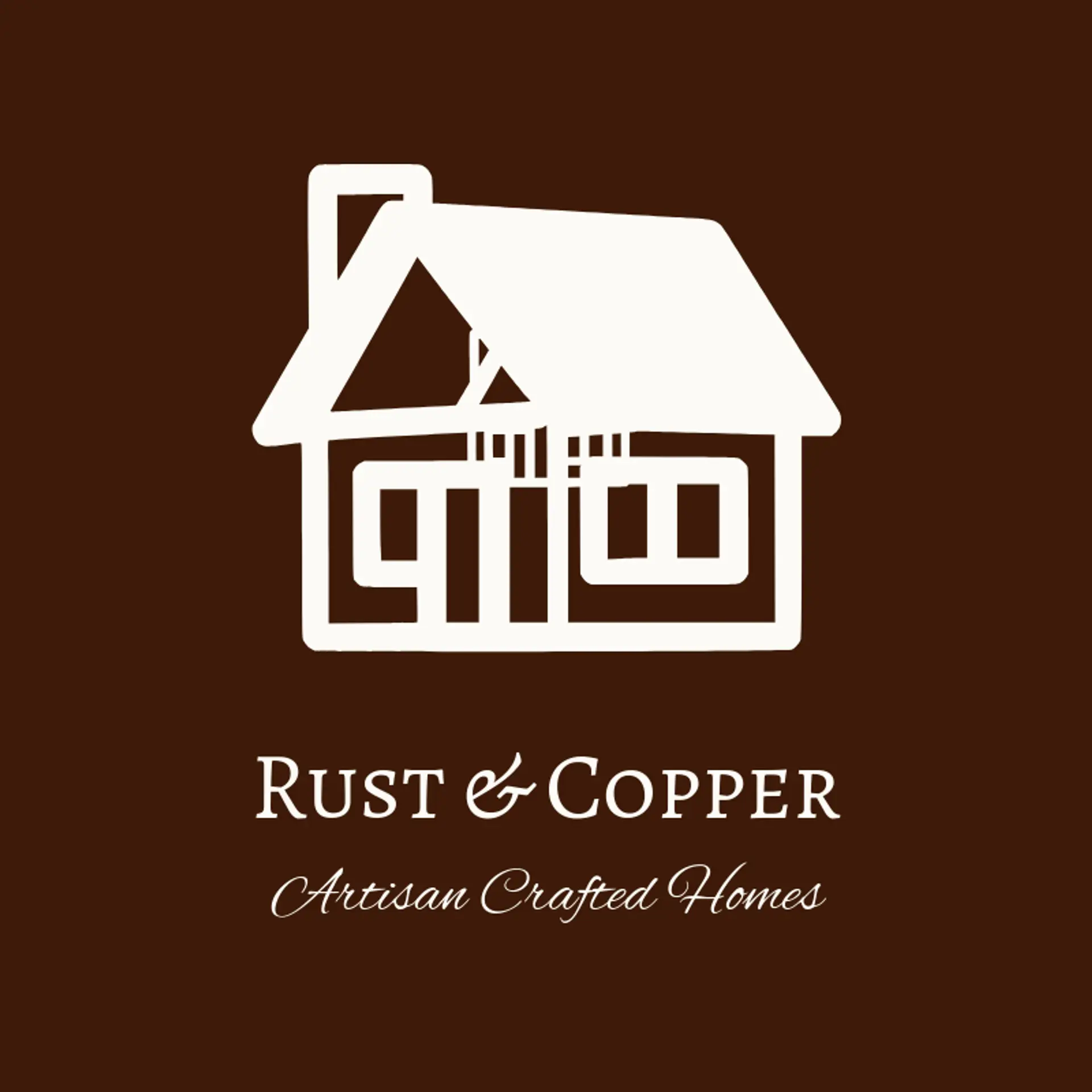 Rust & Copper logo for house