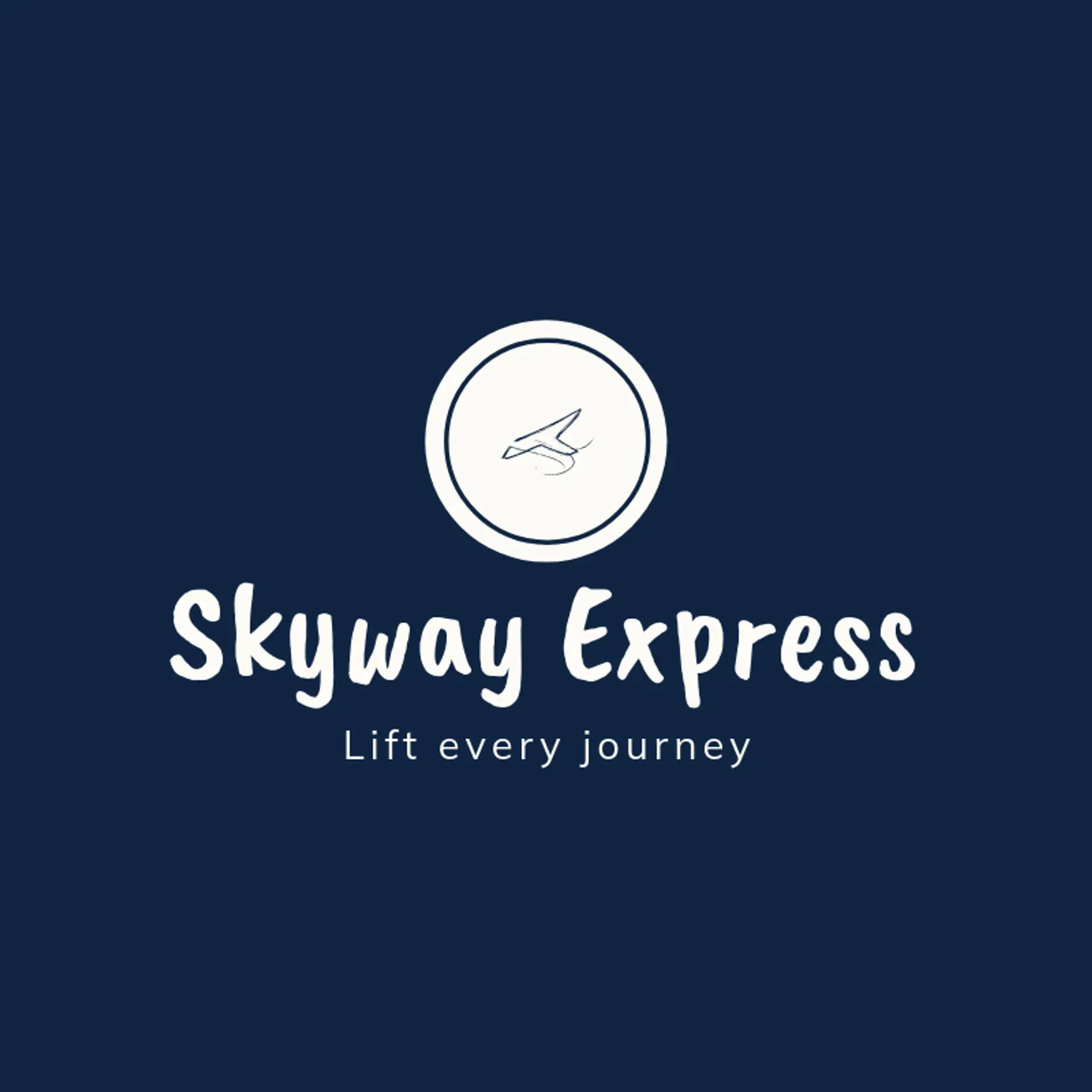 Skyway Express logo for transport