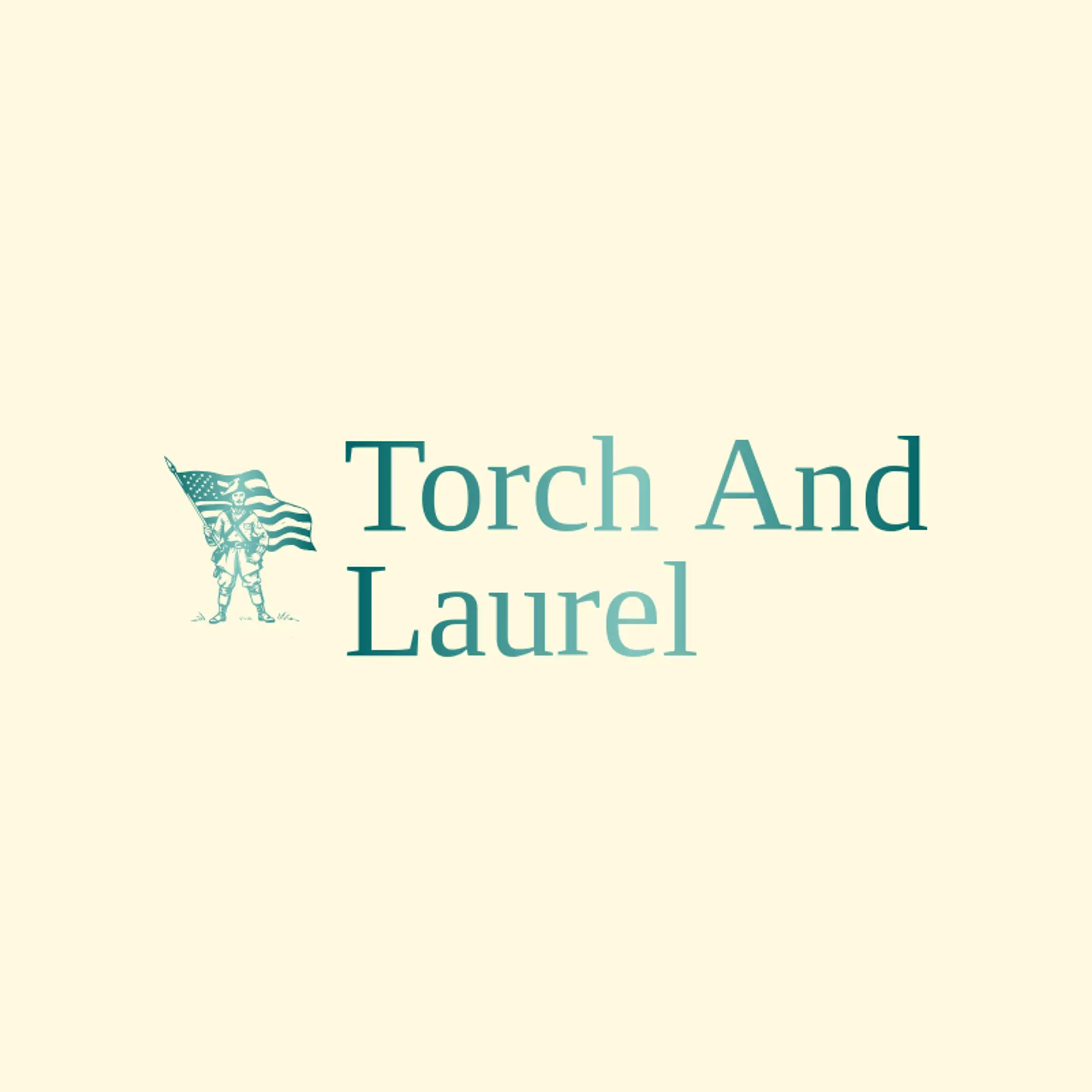 Torch and Laurel logo for patriot