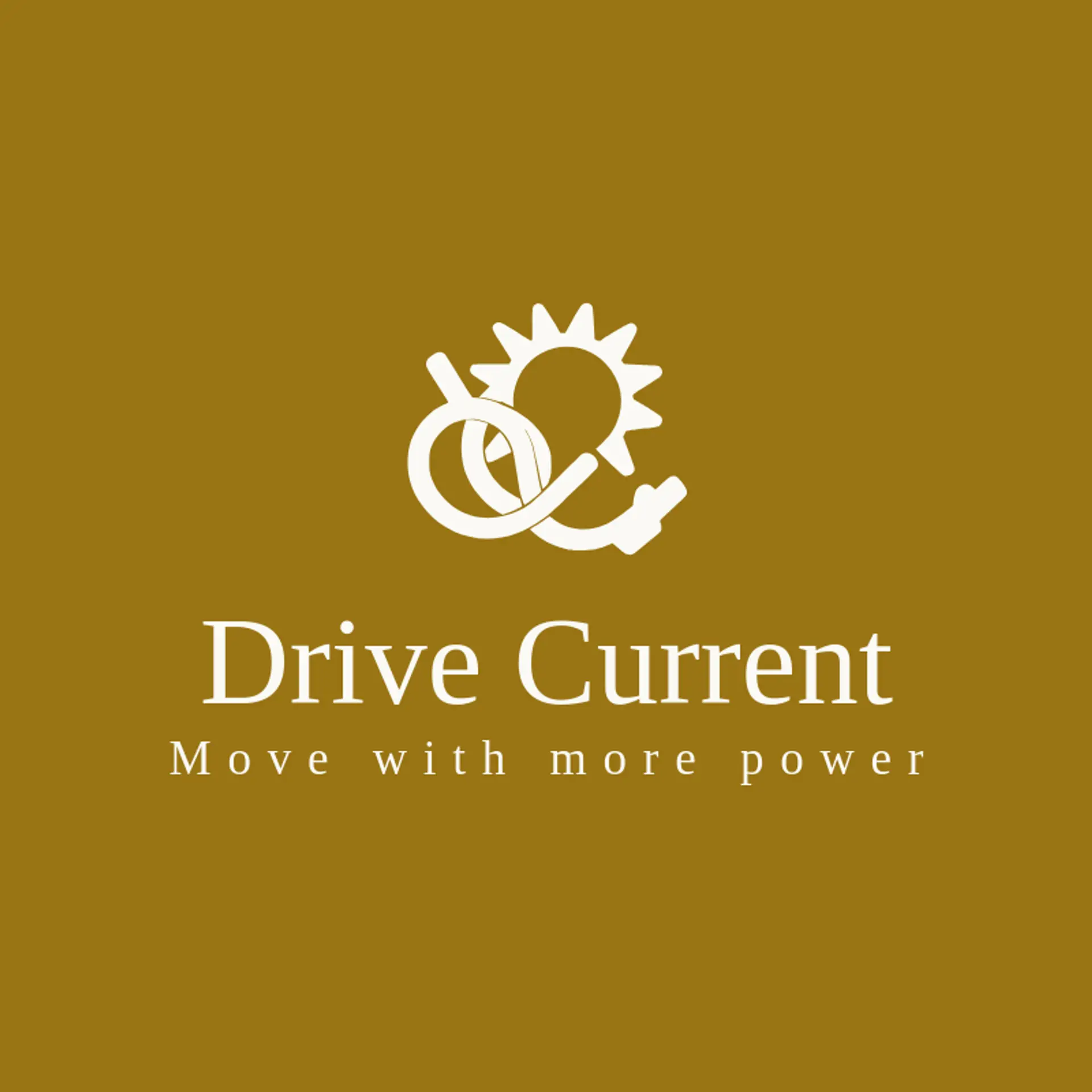 Drive Current logo for charger