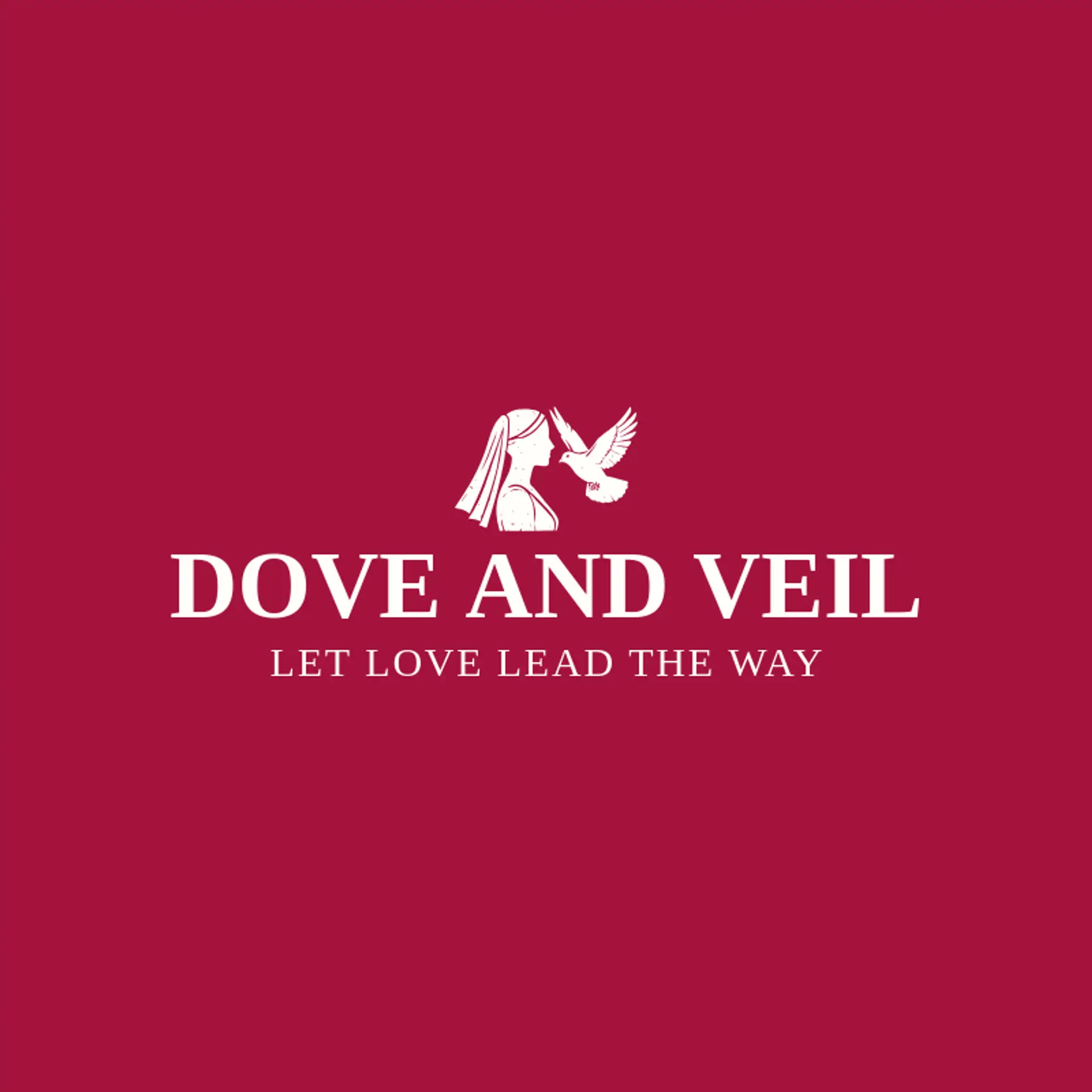 Dove and Veil logo for bride