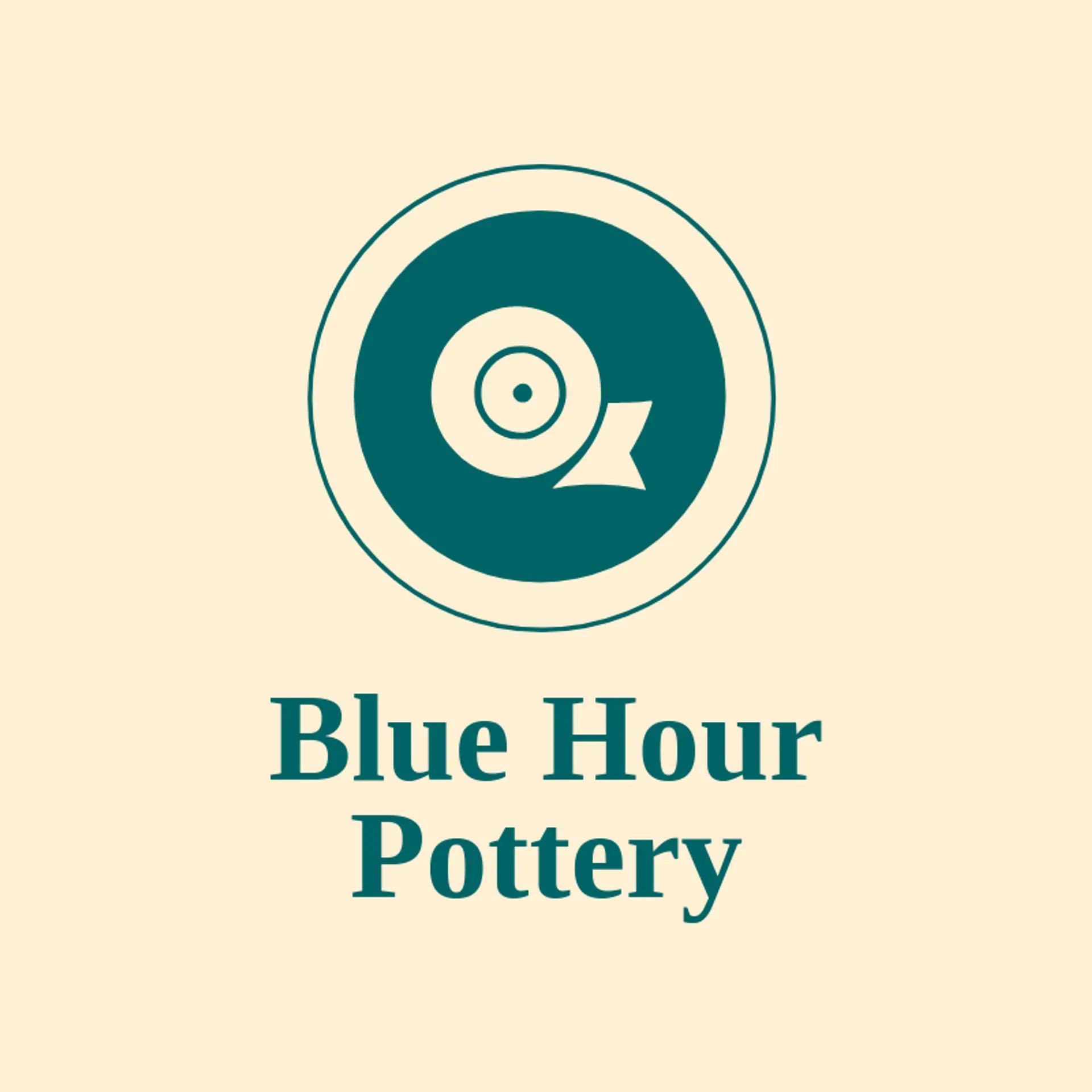 Blue Hour Pottery logo for swirl