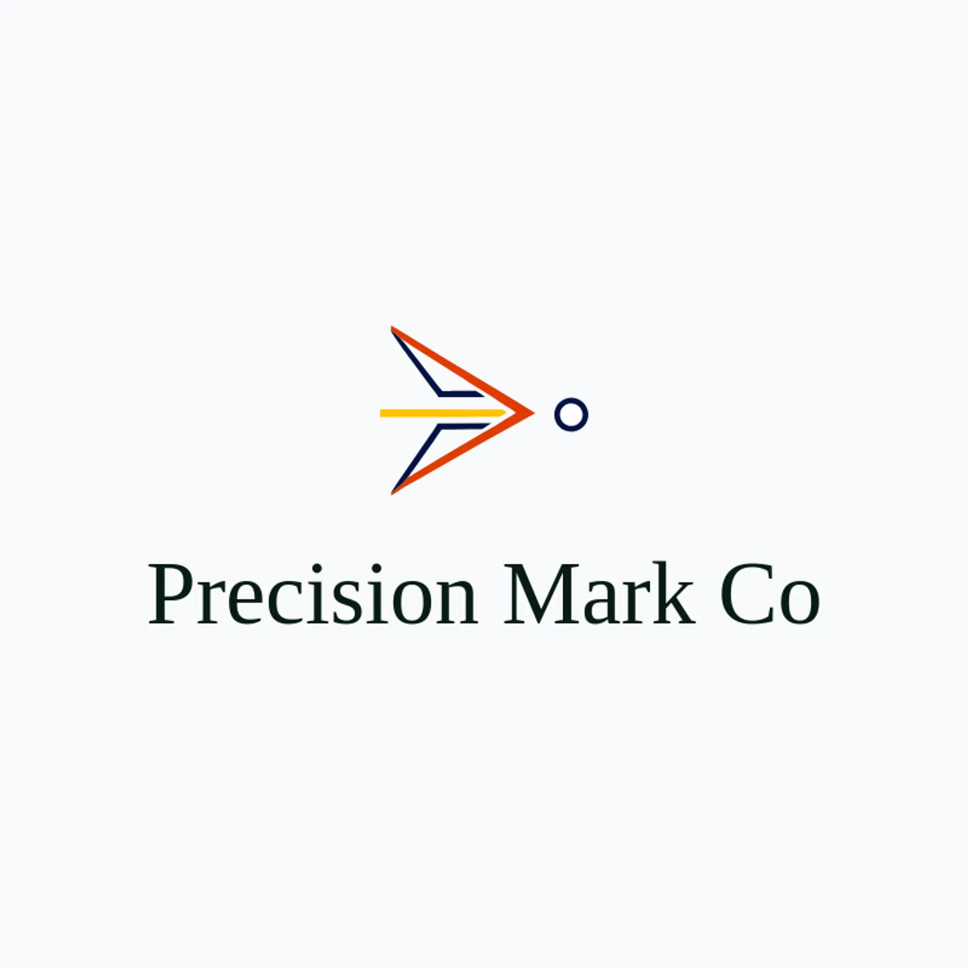 Precision Mark Co logo for laser engraving