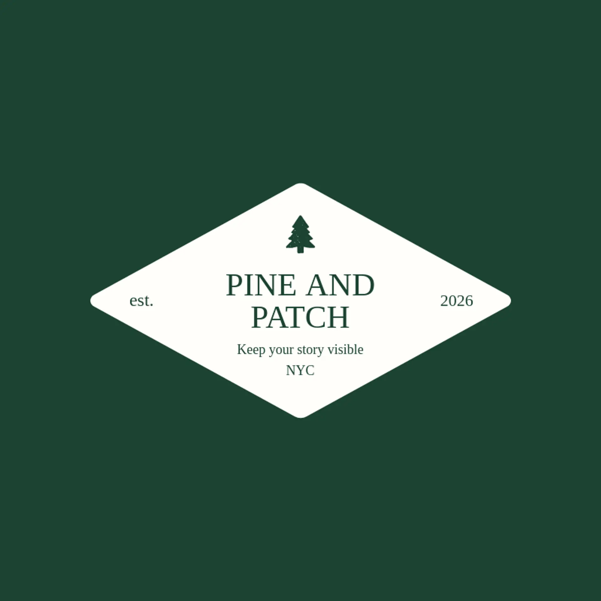 Pine And Patch logo for patch