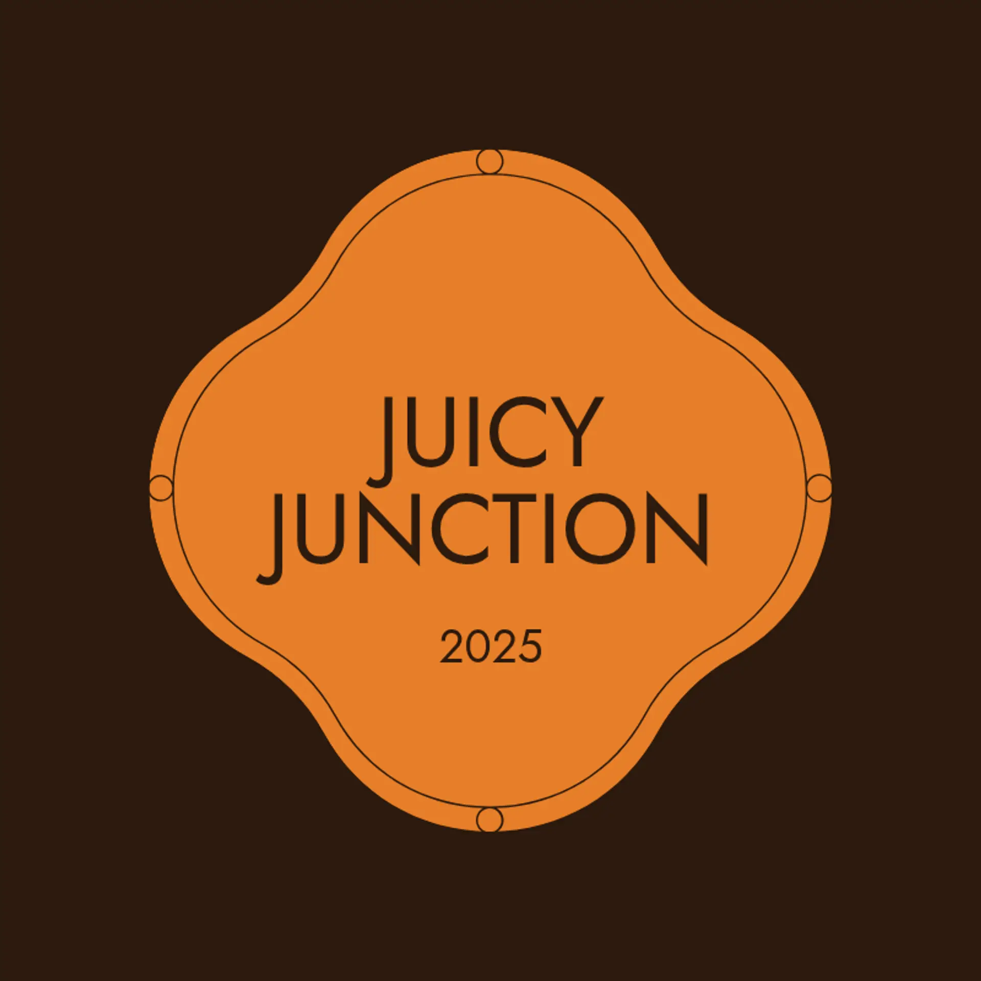 Juicy Junction logo for burger restaurant