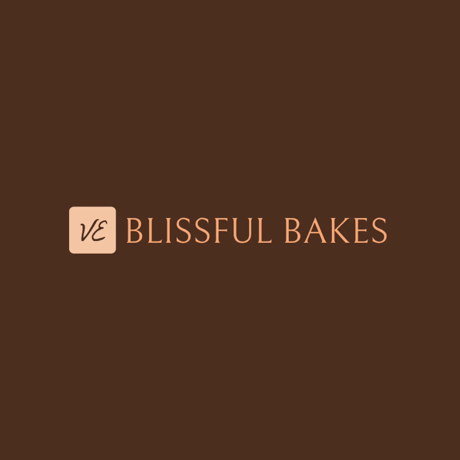 Blissful Bakes logo for bakery