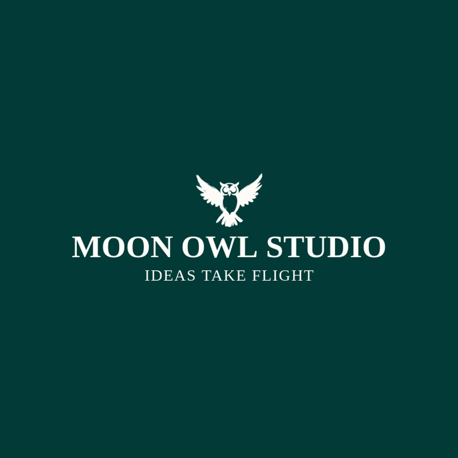 Moon Owl Studio logo for wings