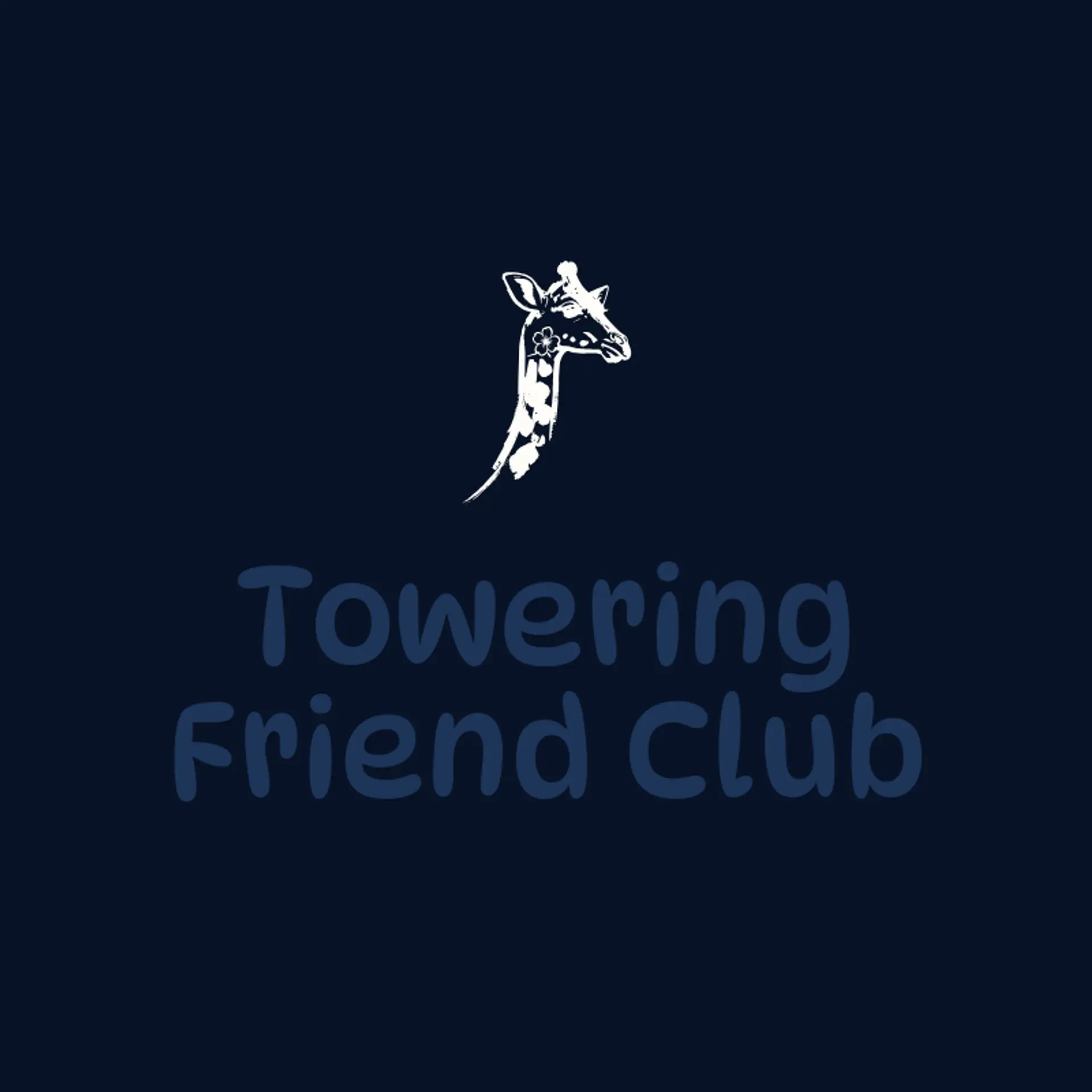Towering Friend Club logo for giraffe