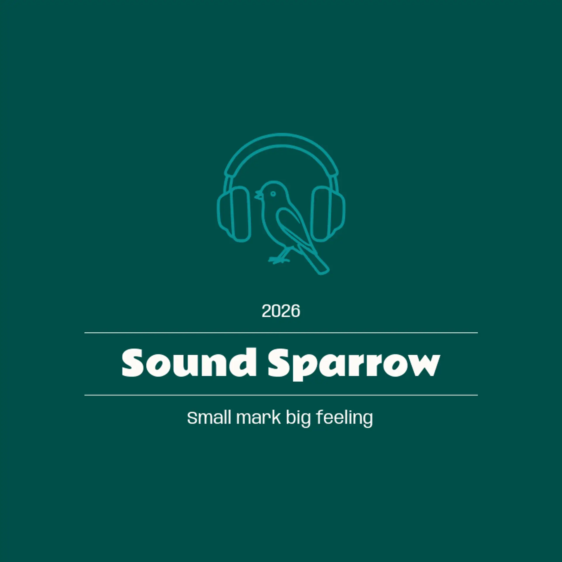 Sound Sparrow logo for headphones