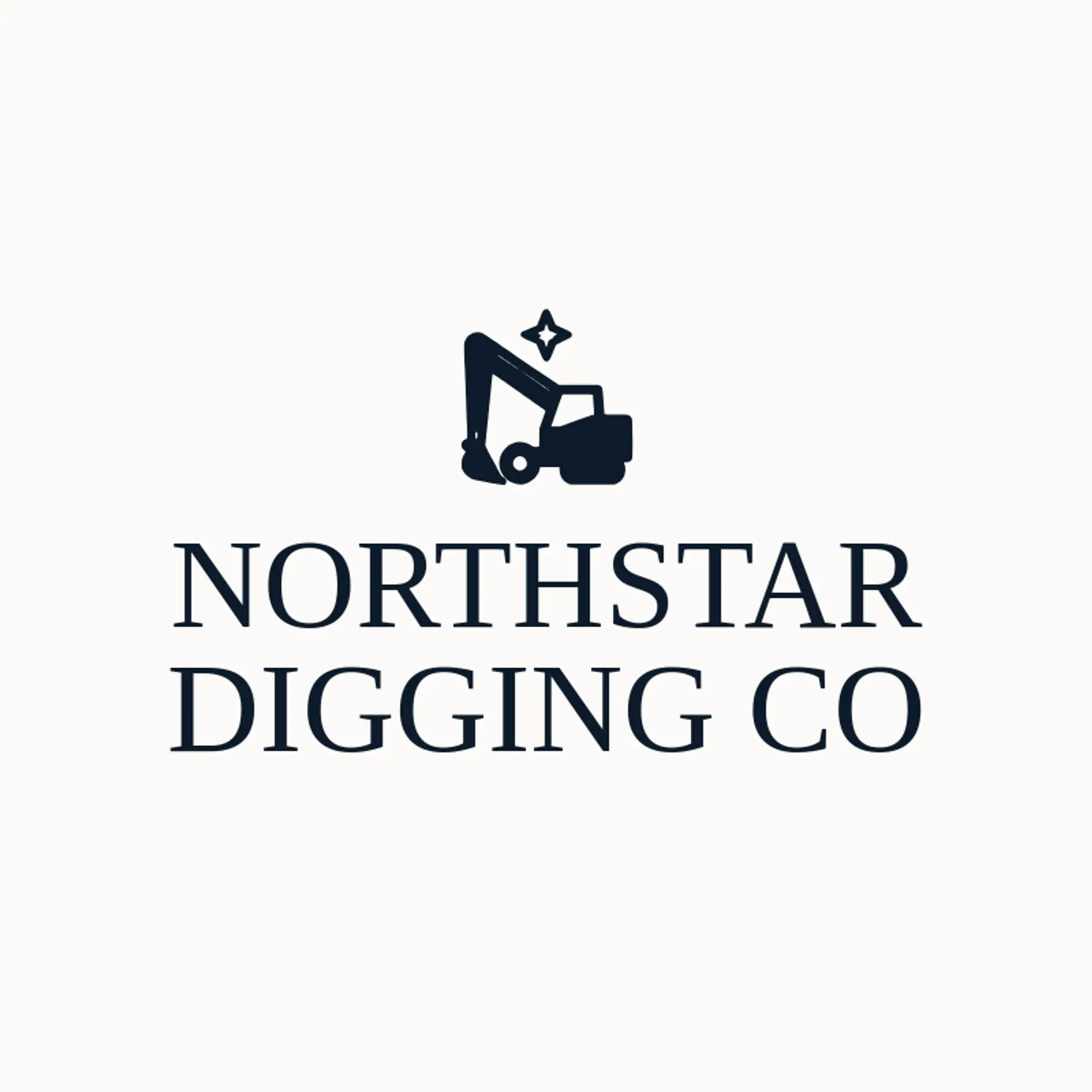 Northstar Digging Co logo for excavator