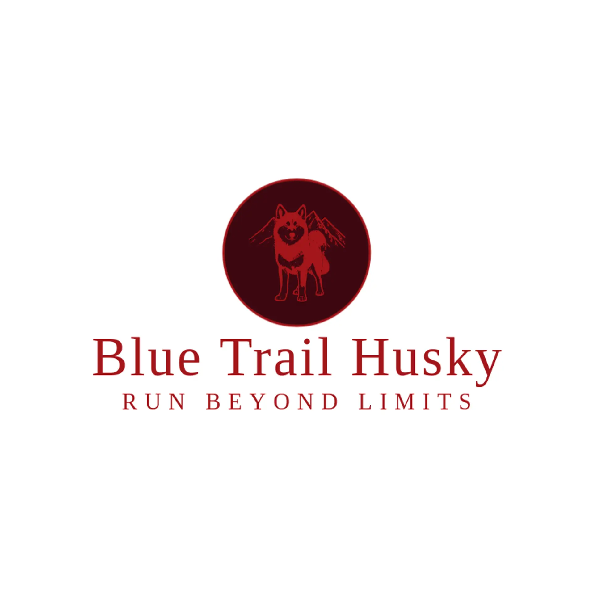 Blue Trail Husky logo for husky