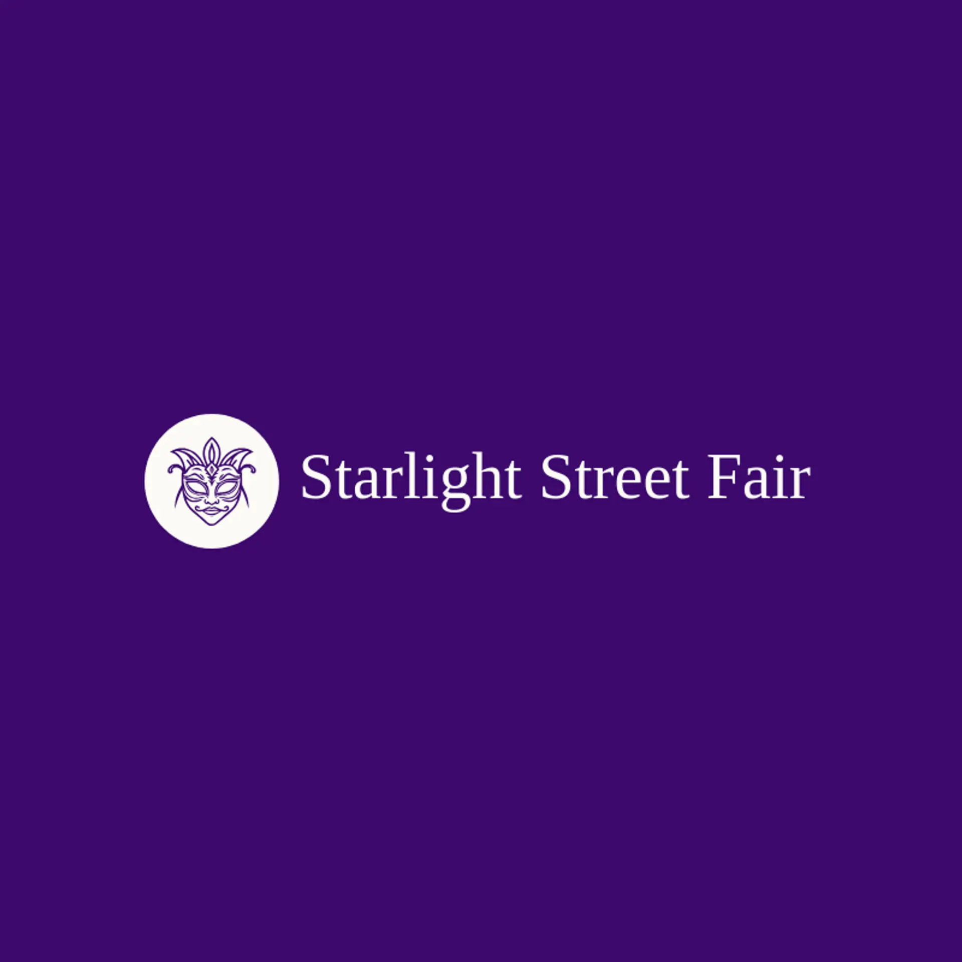 Starlight Street Fair logo for carnival