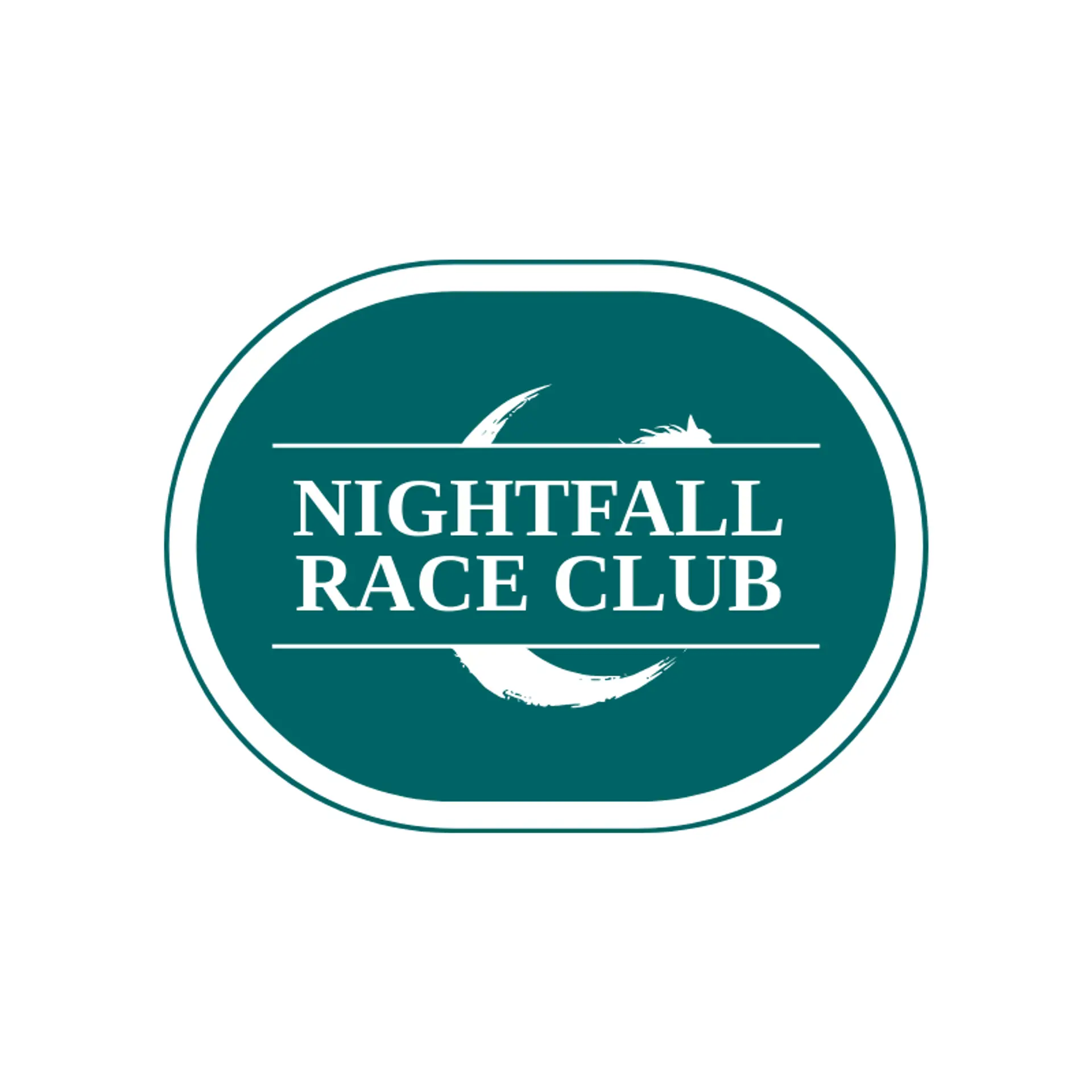 Nightfall Race Club logo for horse racing