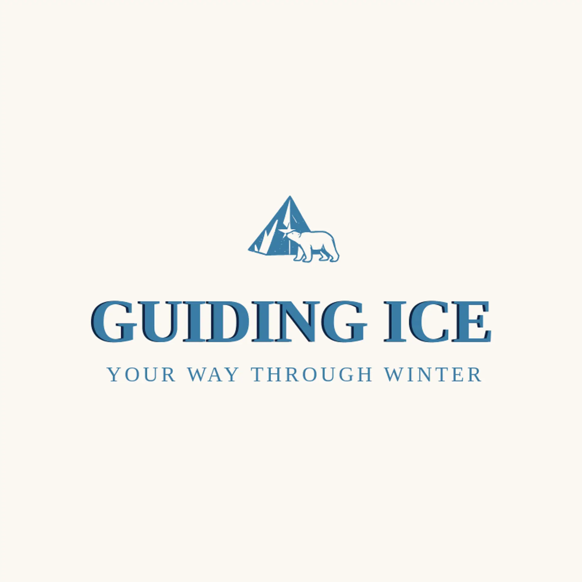 Guiding Ice logo for polar bear