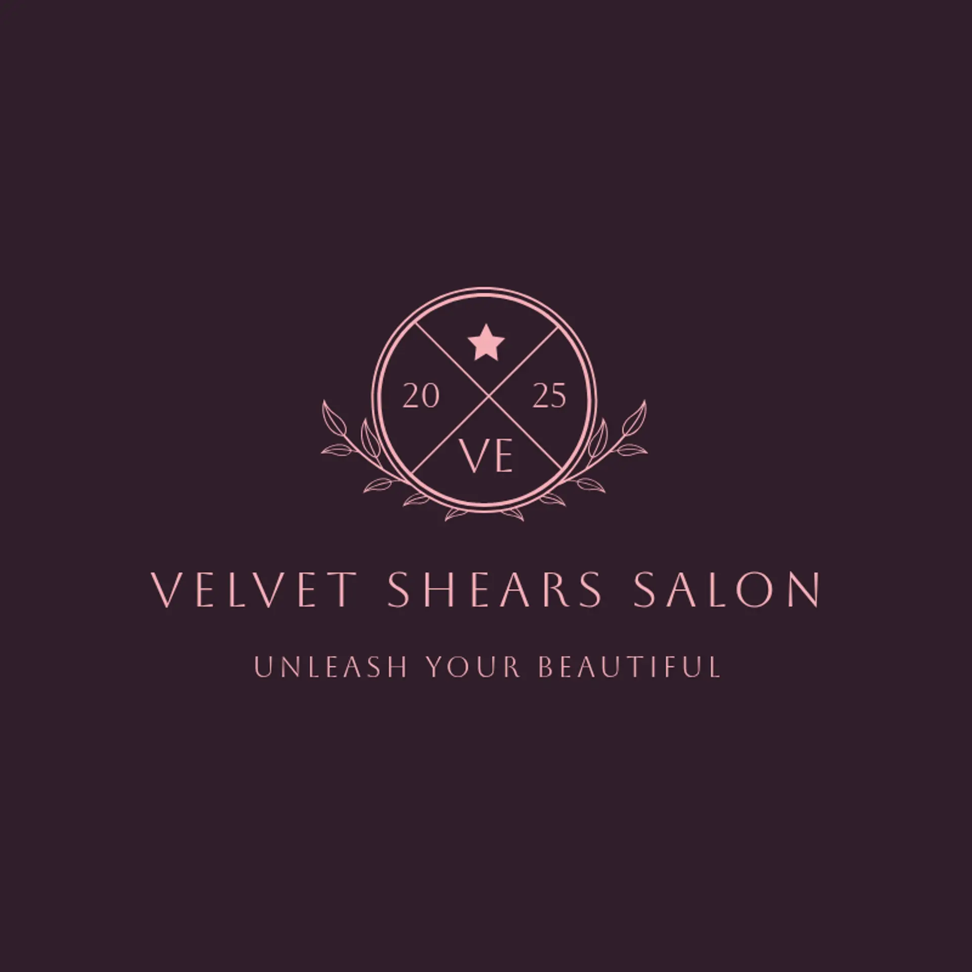 Radiant Strands Salon logo for hair salon
