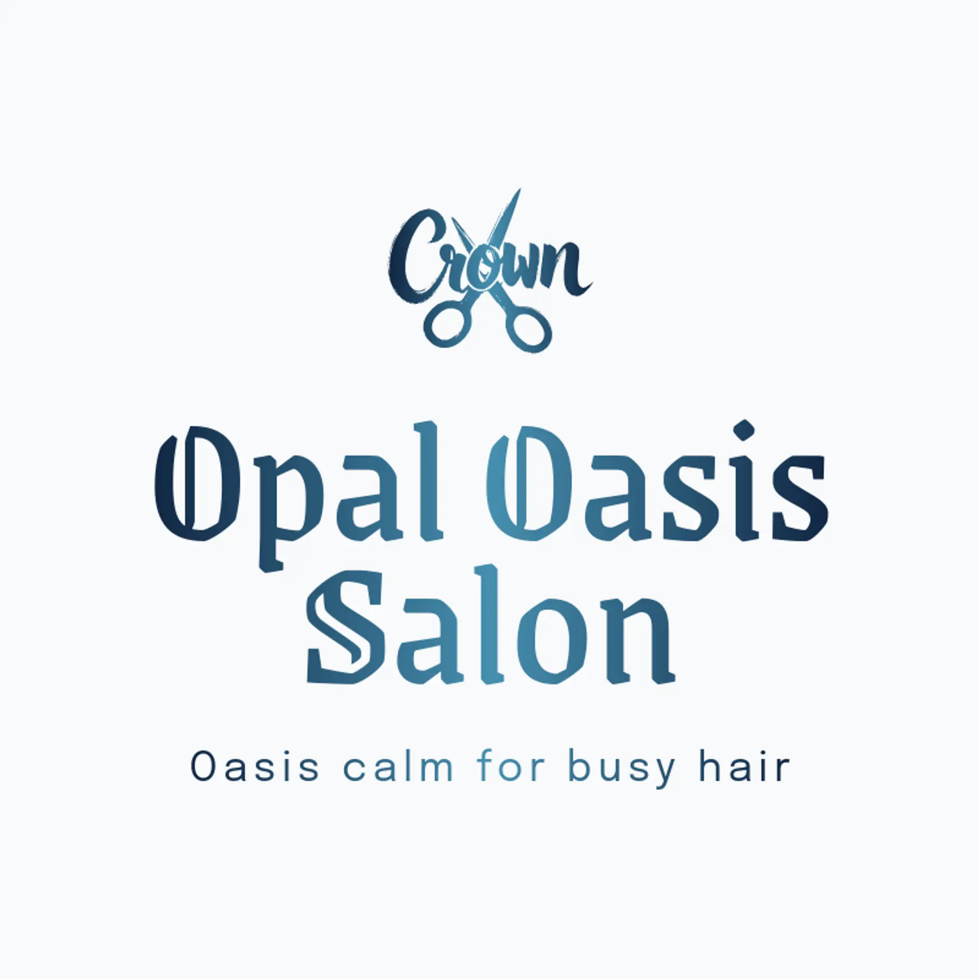 Opal Oasis Salon logo for hair stylist