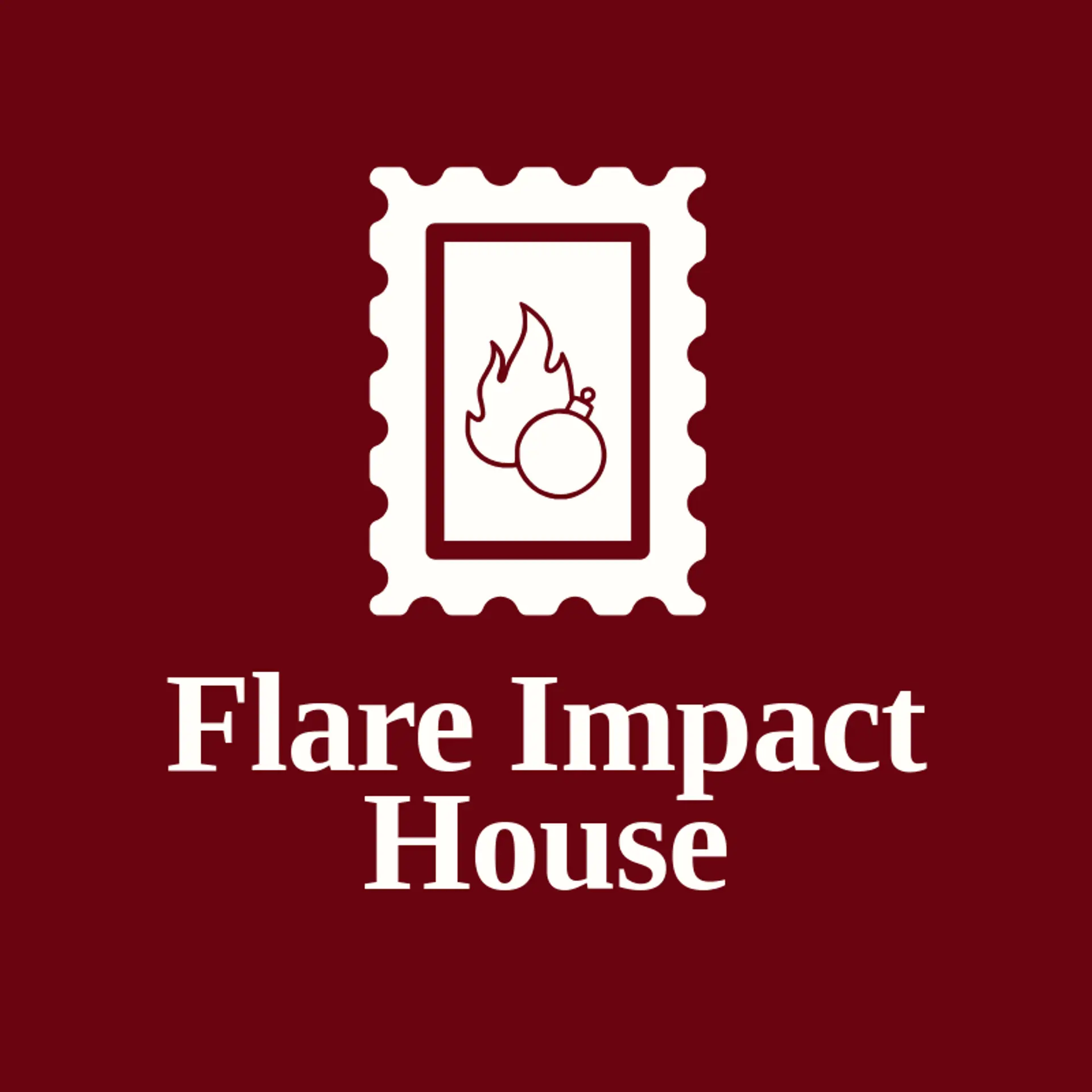 Flare Impact House logo for bomb