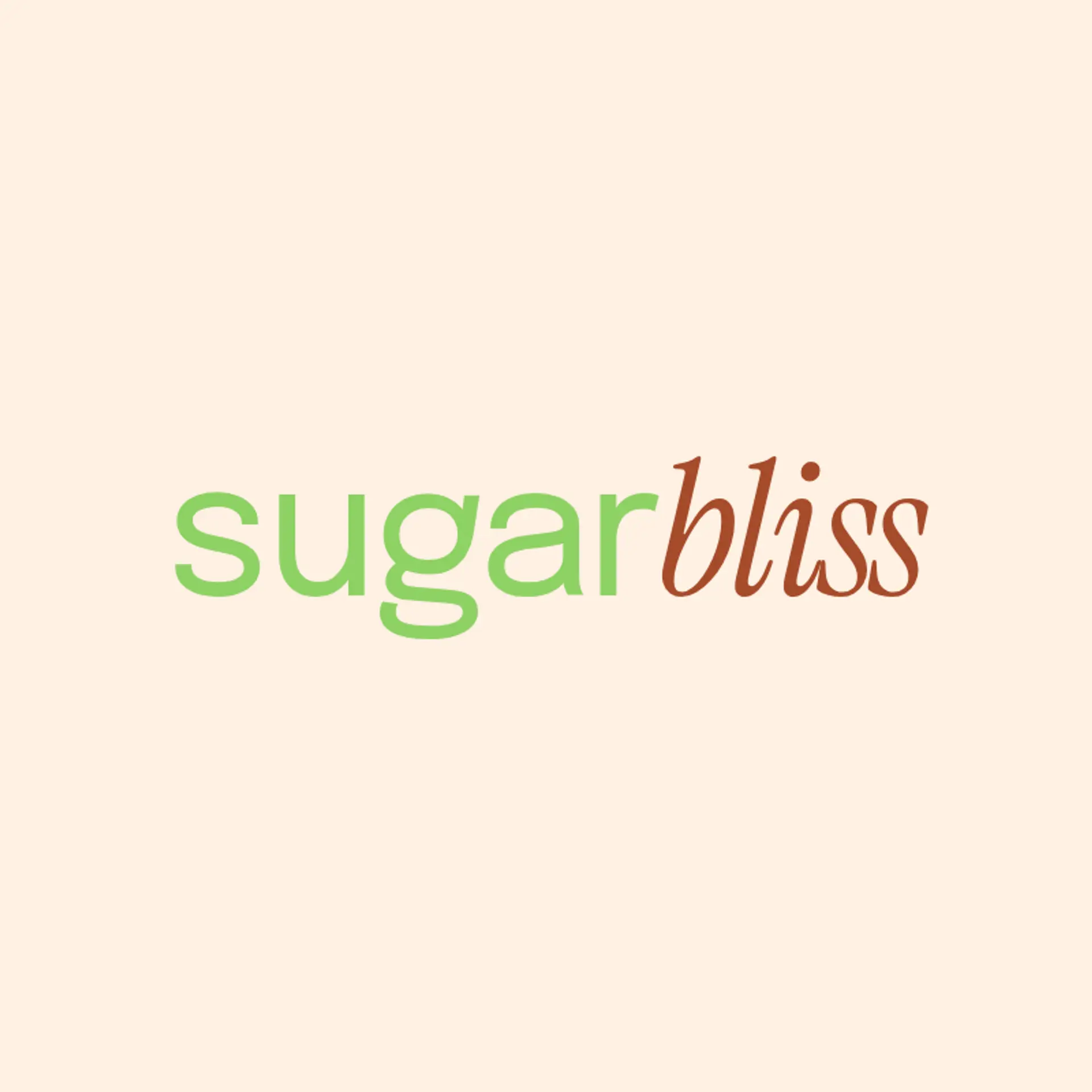 Sugar Bliss logo for cake